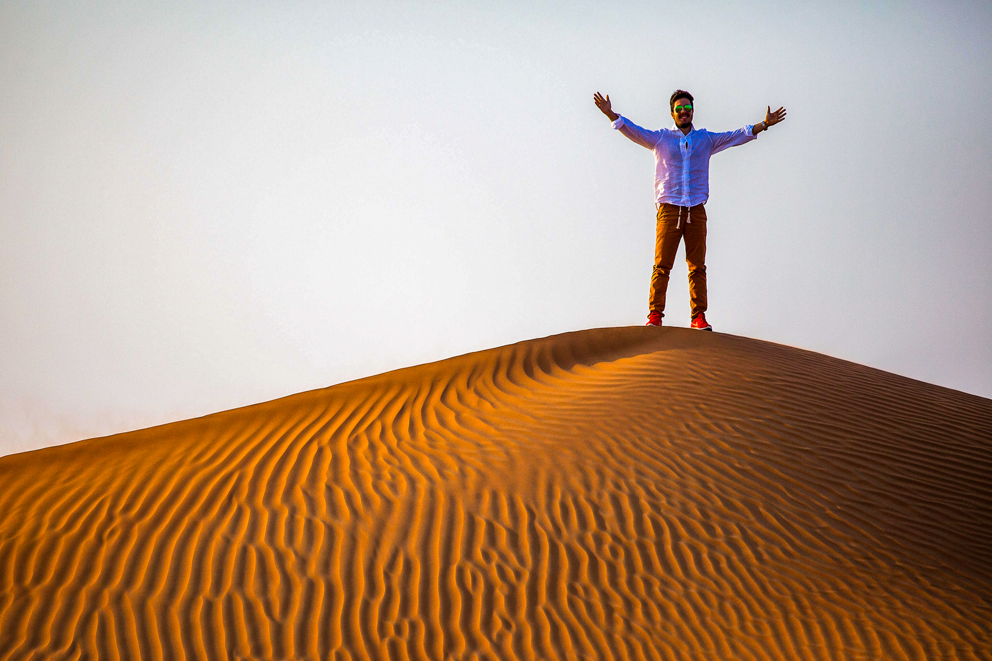 The Dubai desert and the sense of freedom!...