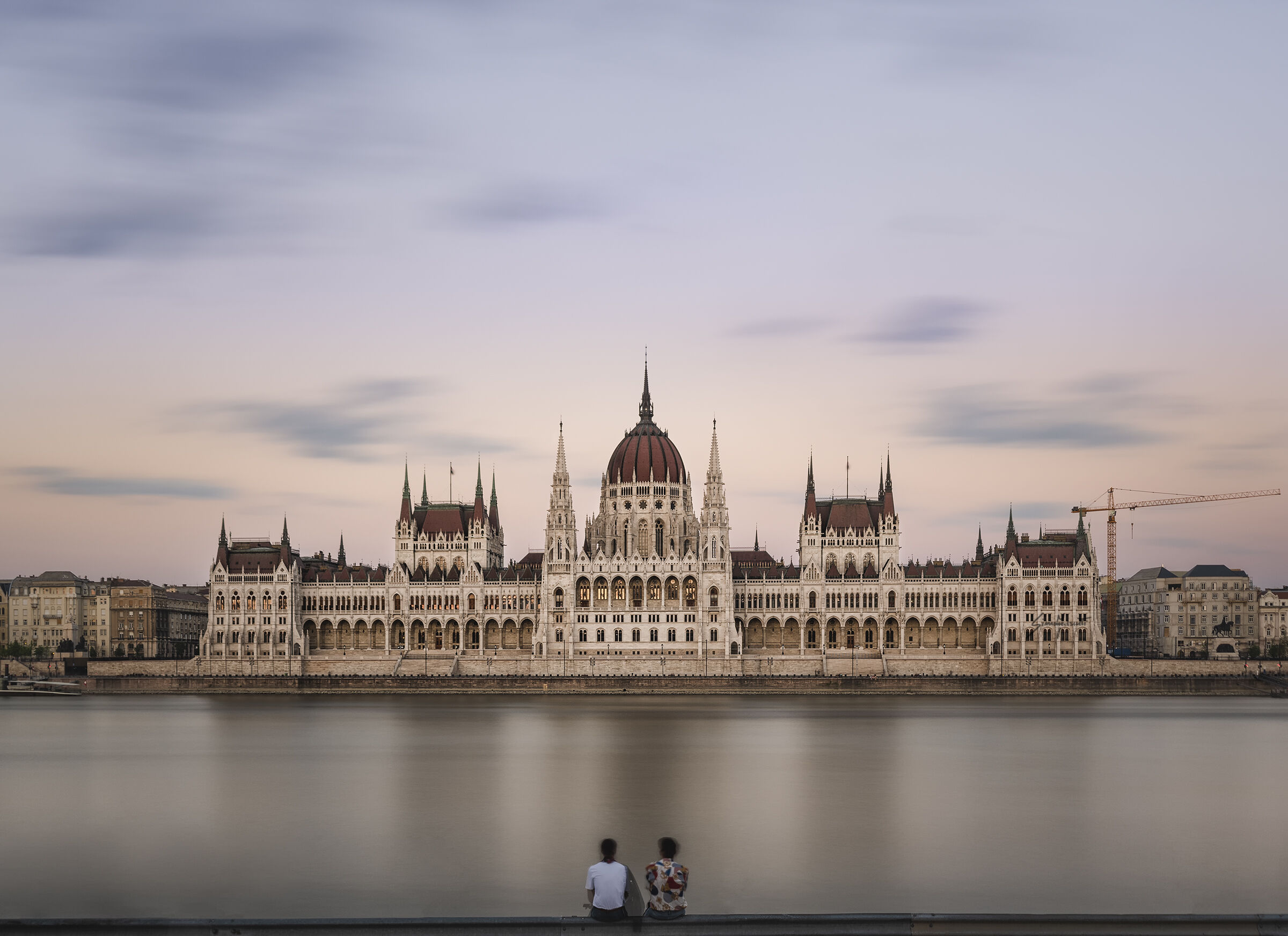 Admiring Budapest...
