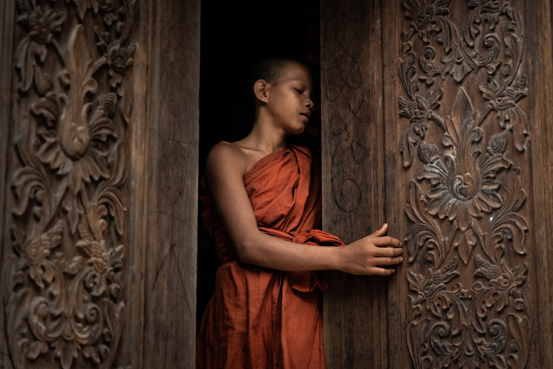 Cambodian monk...