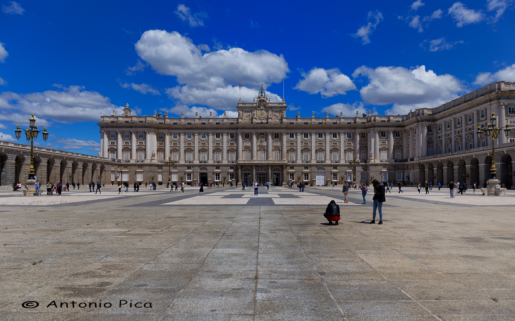 Courtyard Royal Palace Madrid...