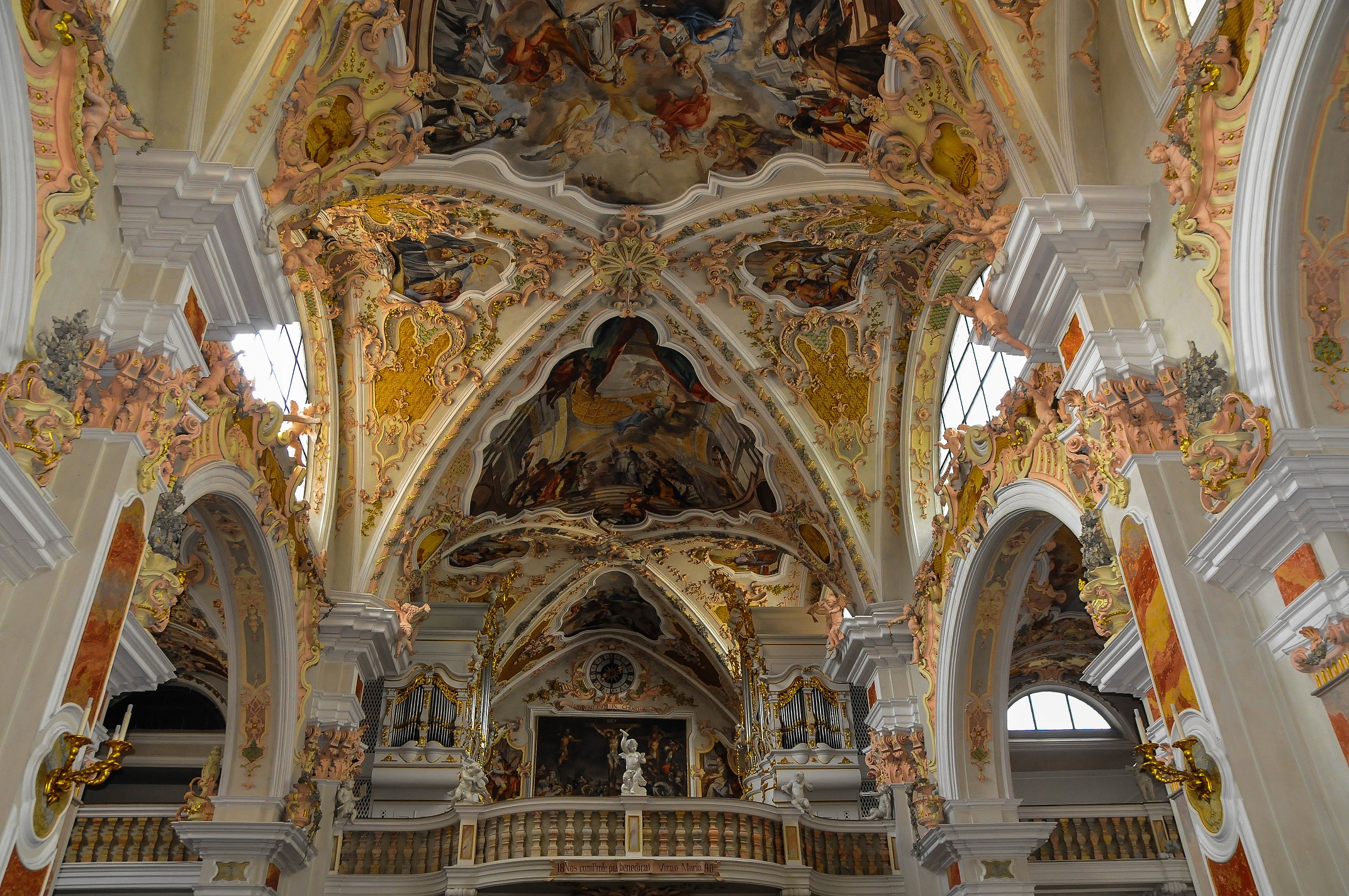 Organo e affreschi Abbazia di Novacella (Varna-Bressano...