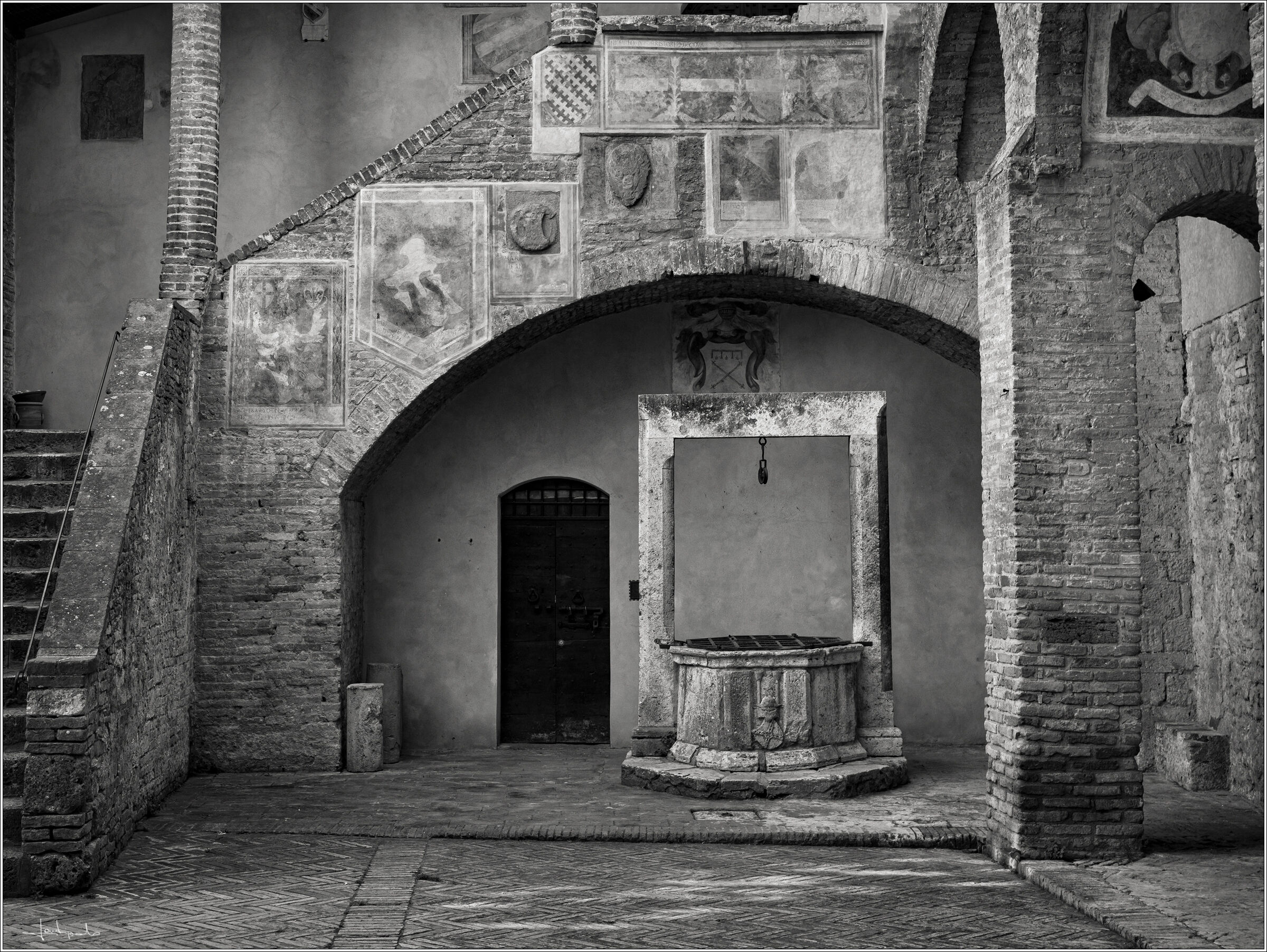 View of San Gimignano...