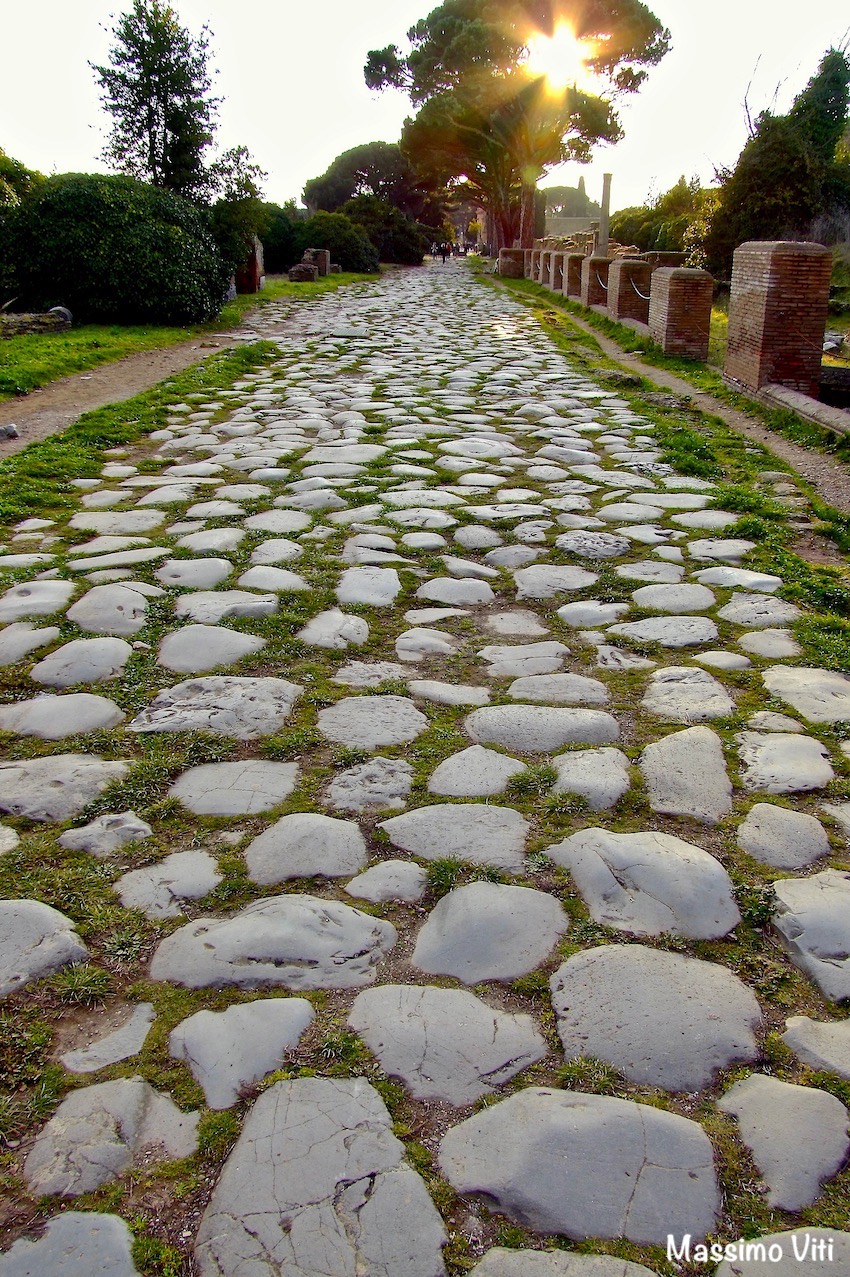 Strada romana .. Ostia Antica...
