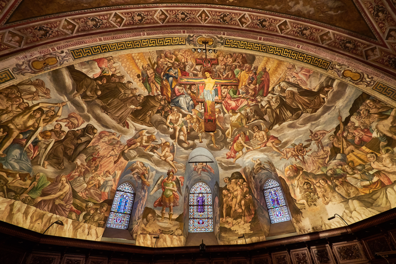 Assisi - Basilica Inferiore - Abside...