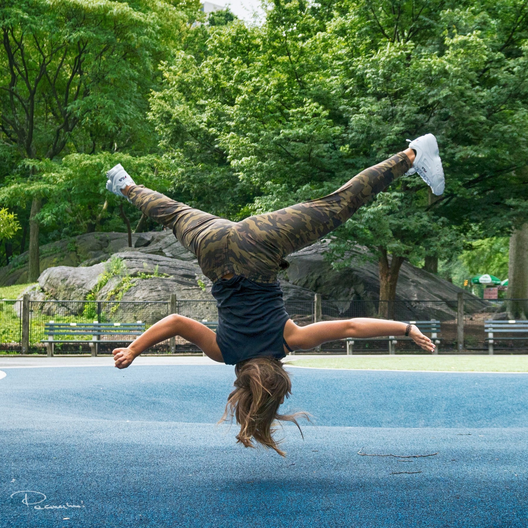 A jump in Central Park - NY-...