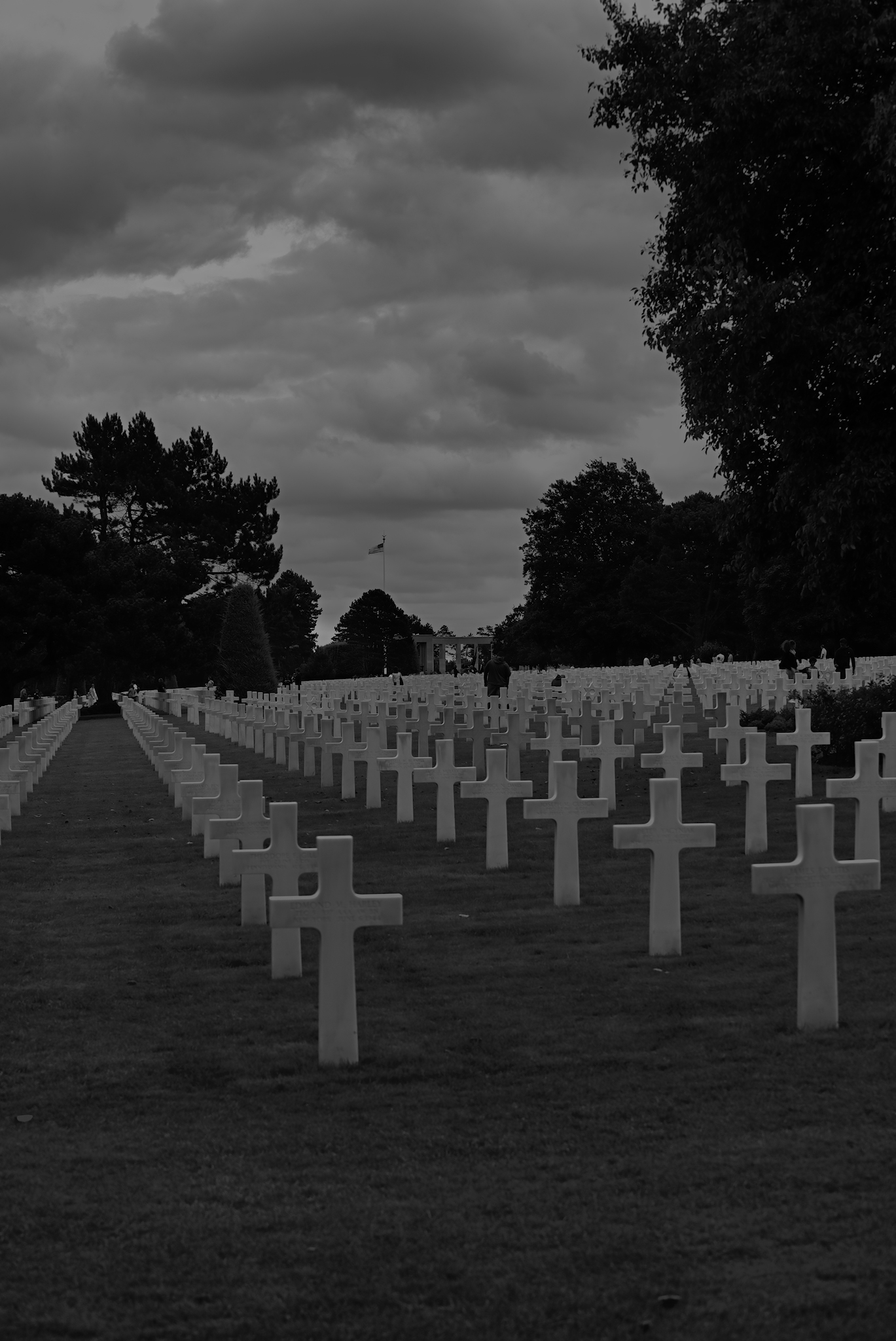 Cimitero dello sbarco in Normandia...