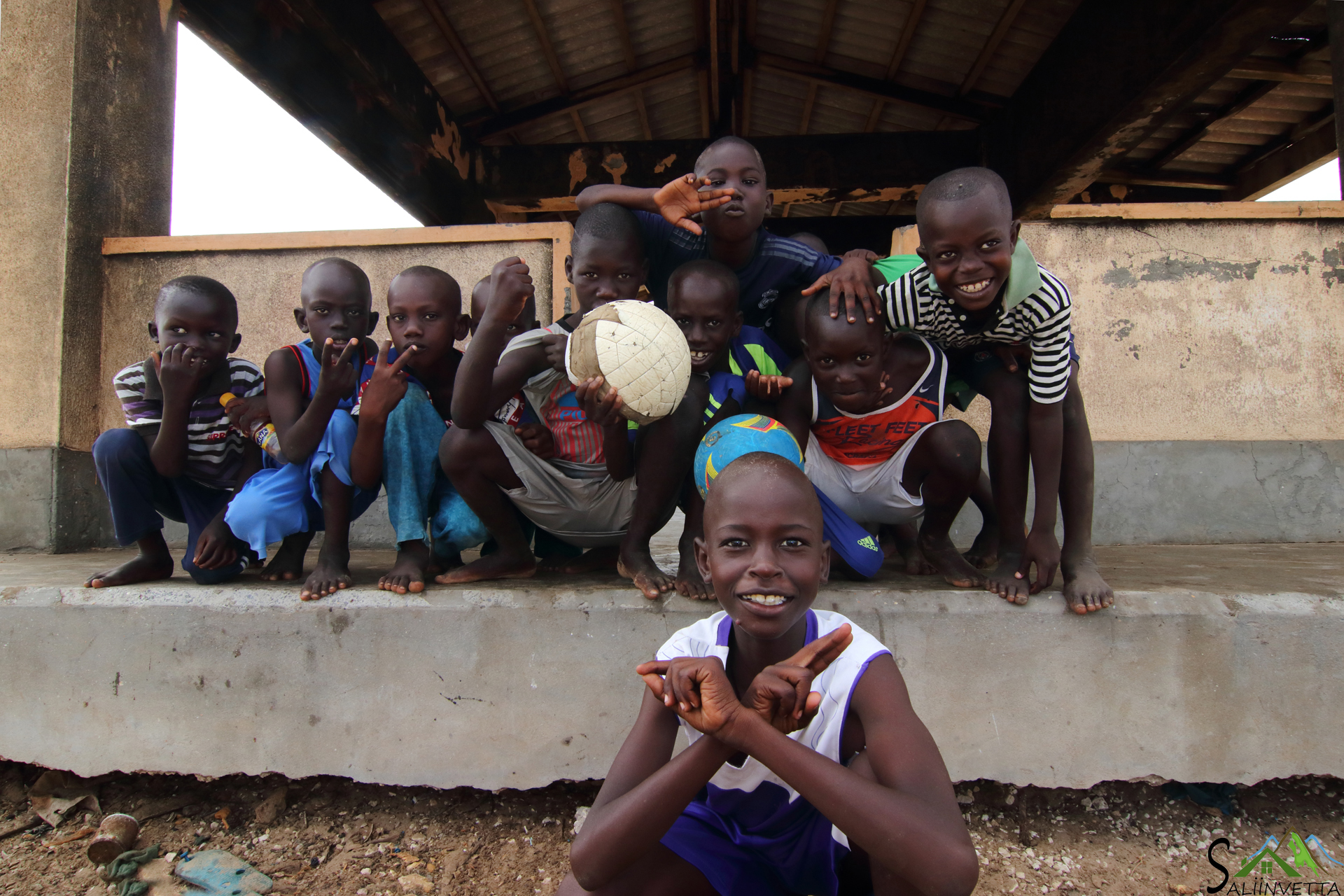 Children in Kayar, Senegal...