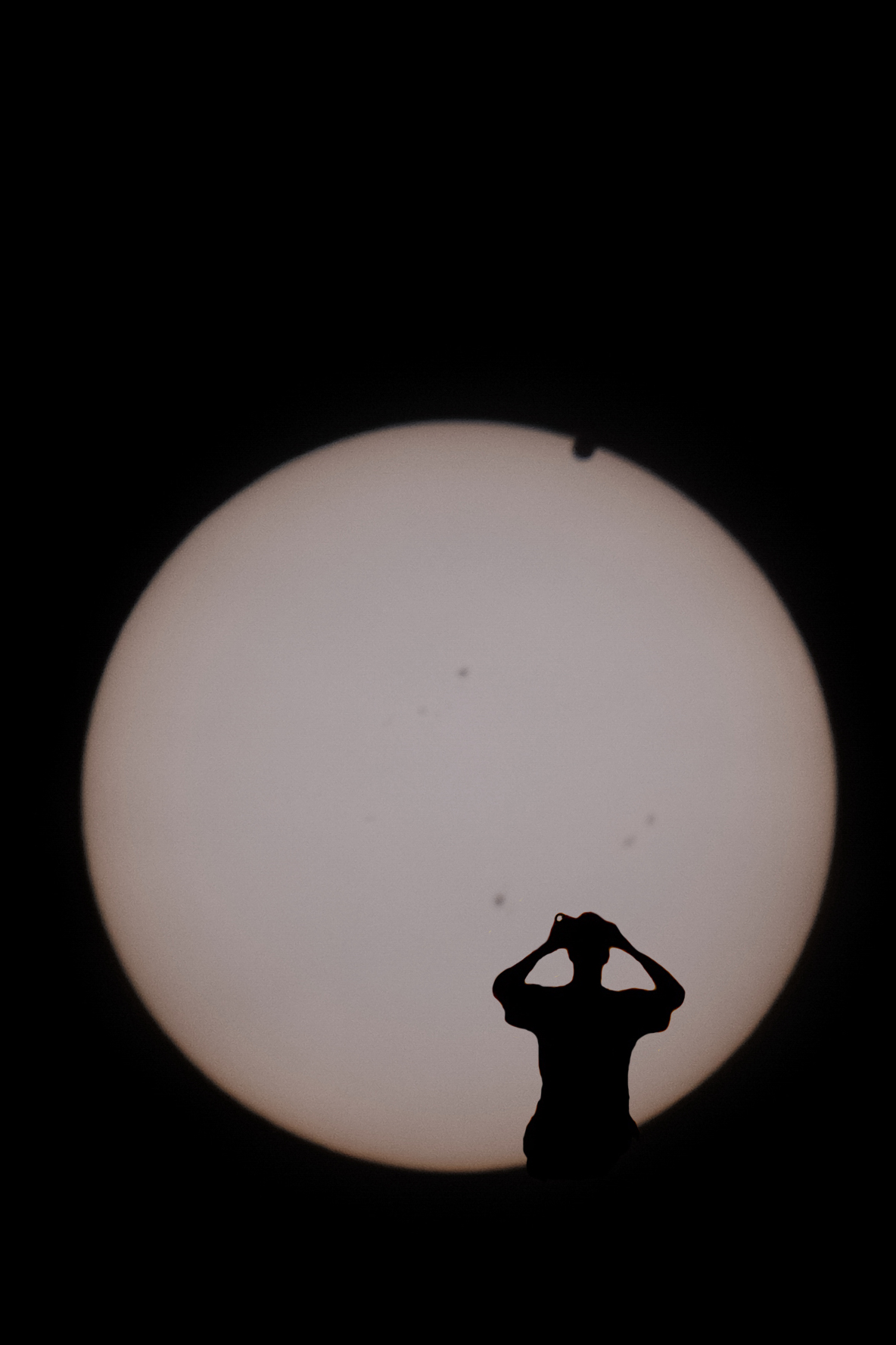 Transit of Venus in front of the Sun, June 6, 2012...