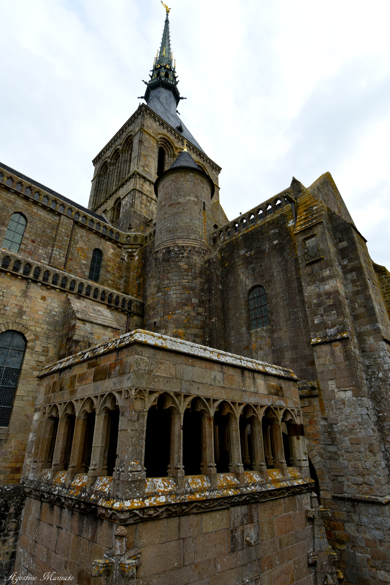 The church of Mont Saint Michel...