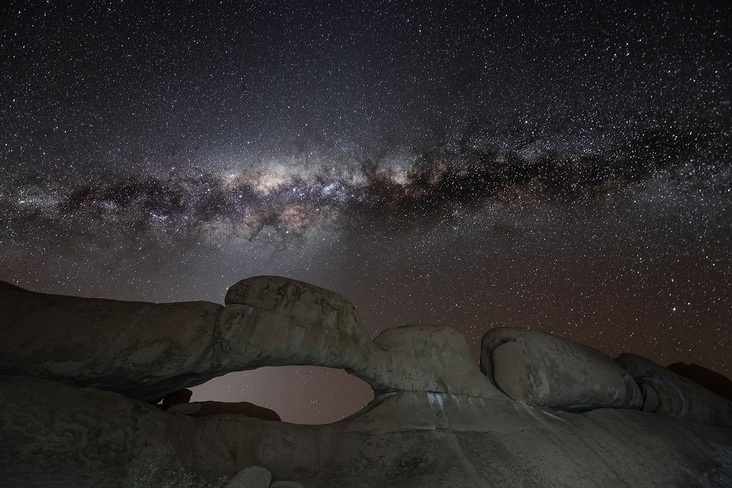 The Spitzkoppe Arc and the Milky Way...