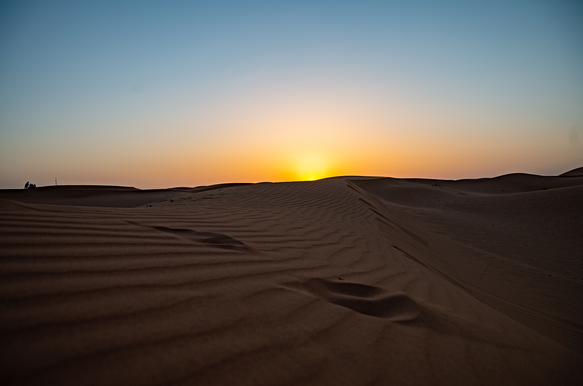 Sunrise on the dunes...