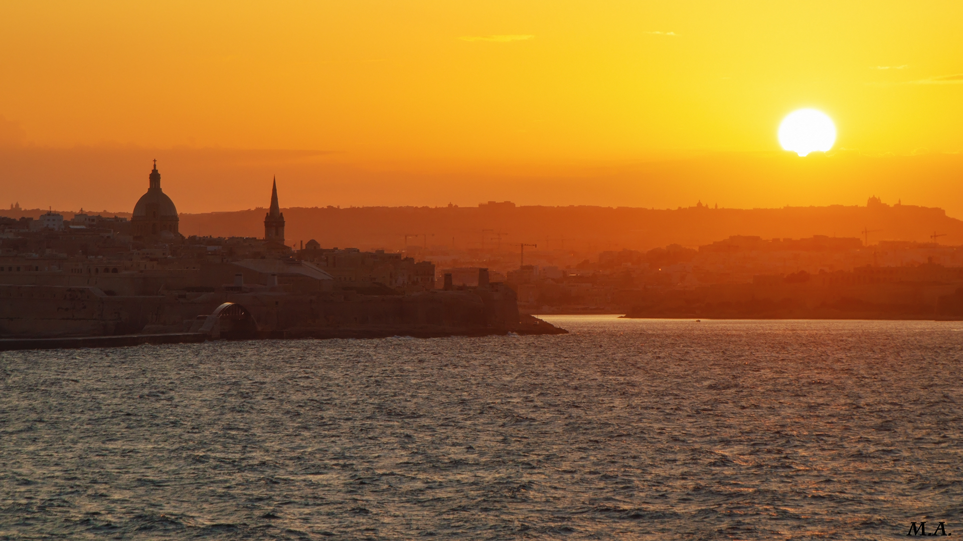 Sunset in Malta...