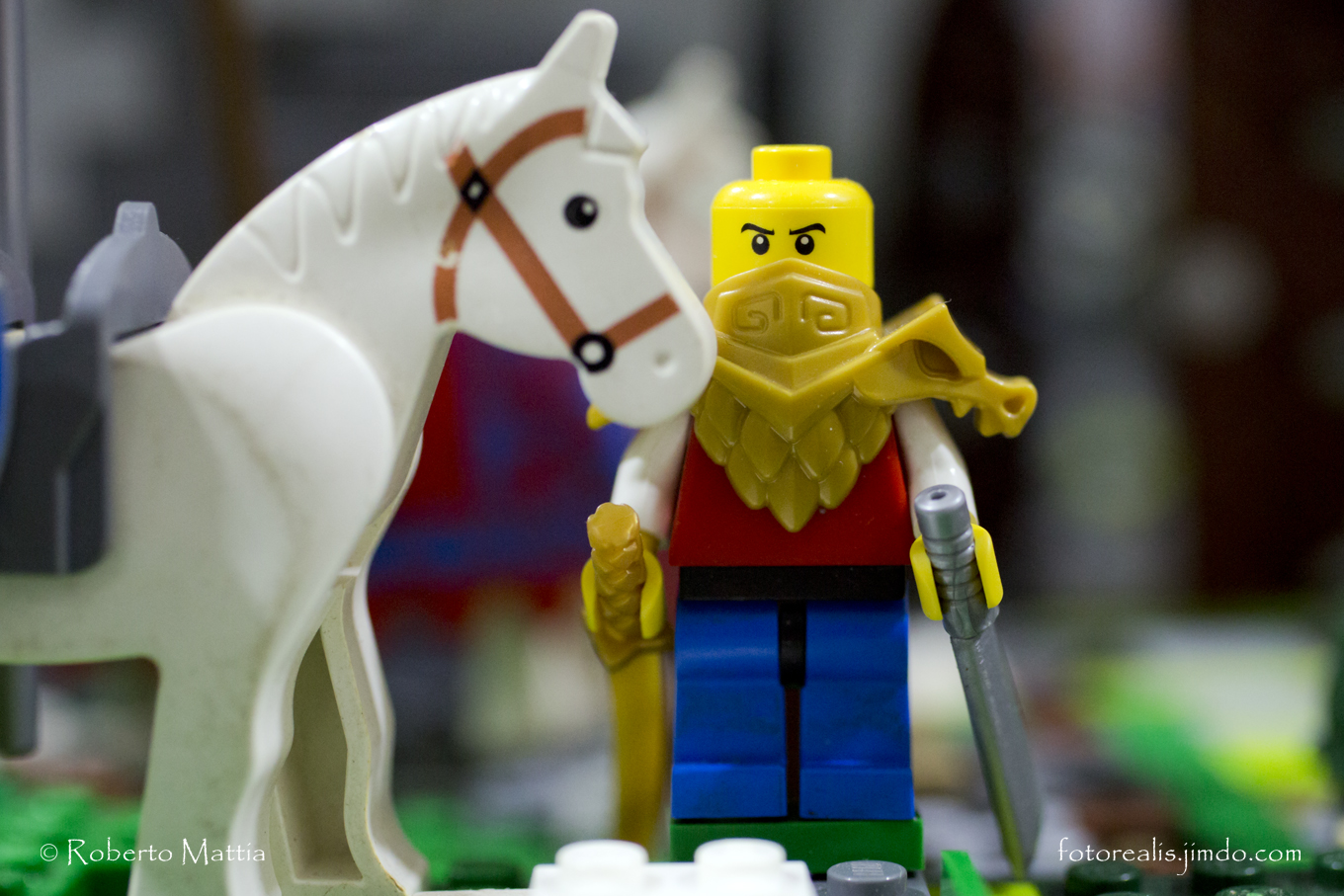Fotomodello Lego della serie: "niente,due de passaggio"...