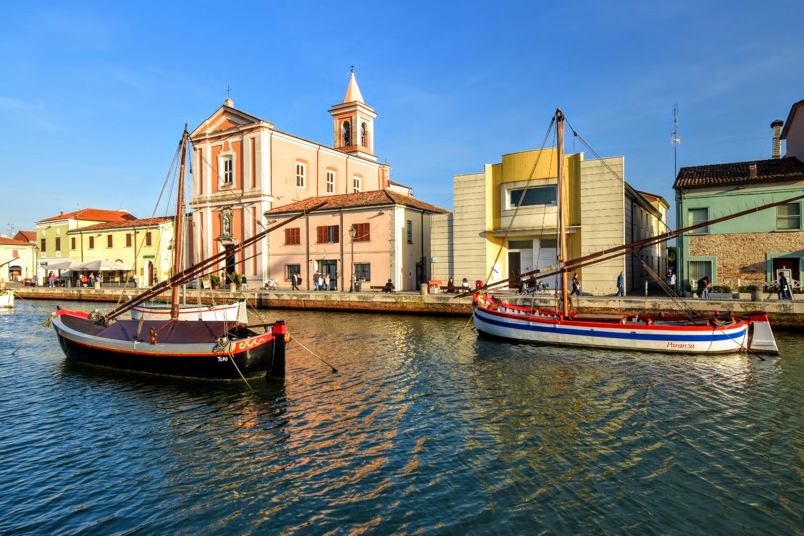 Cesenatico, part of the Port Canal...
