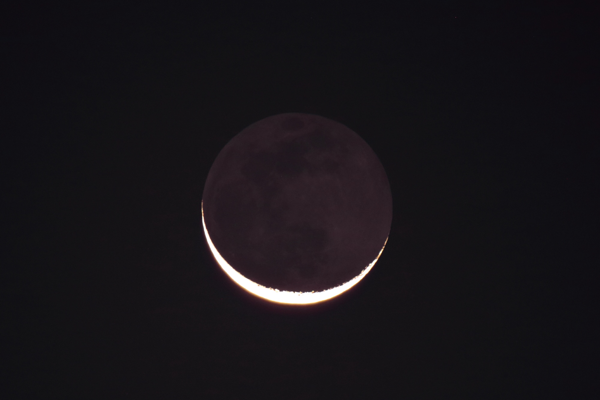 Luna (quasi) nova del 26 ottobre scorso...