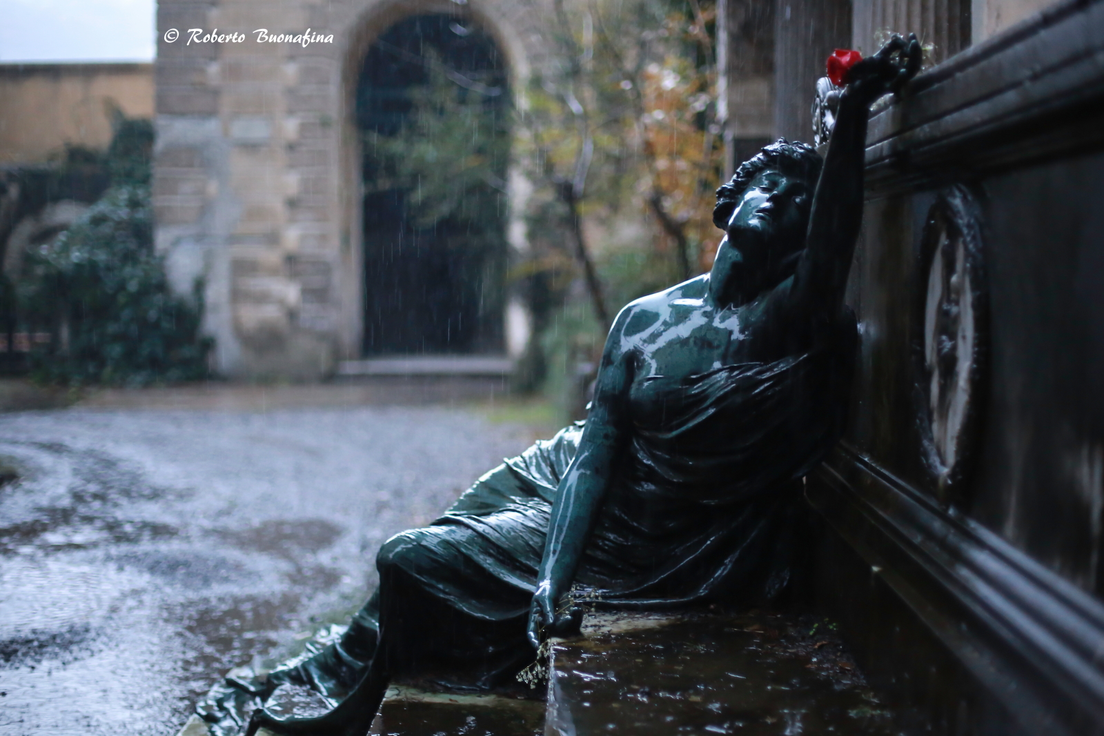 Staglieno - A rainy day ...