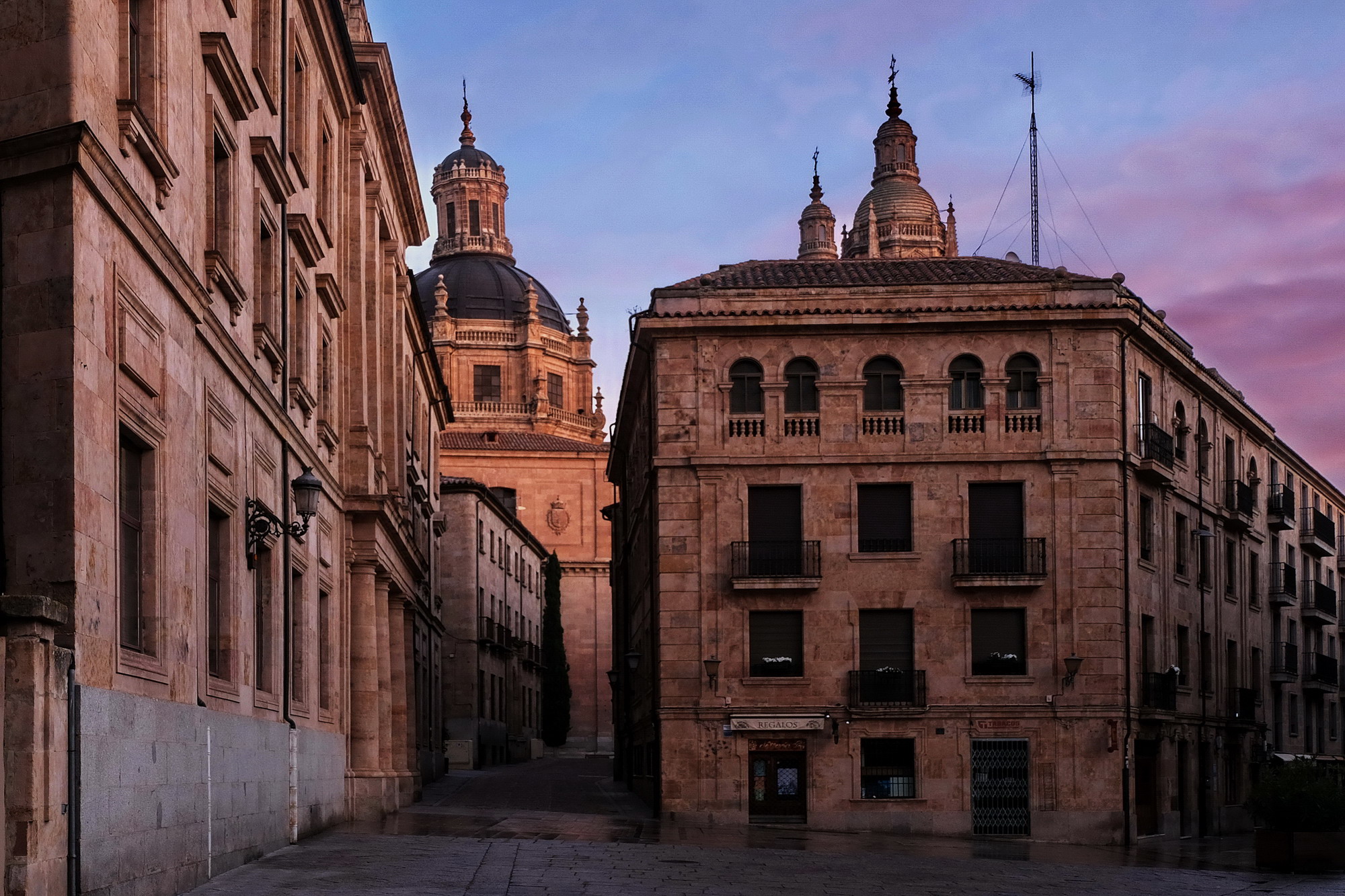 sunrise in Salamanca...