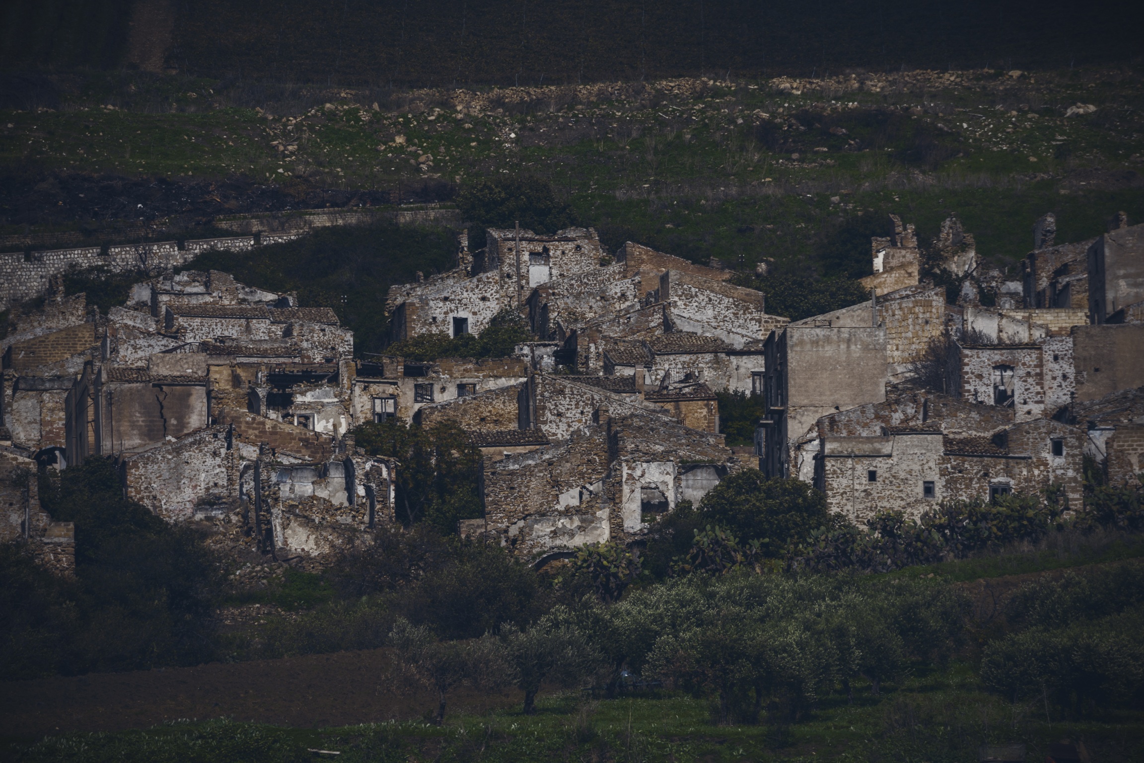 Ancient Poggioreale: ghost town post earthquake 15 January 19...