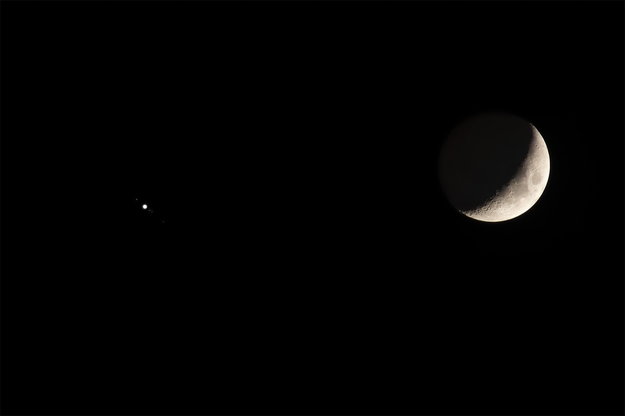 Conjunction Moon and Jupiter...