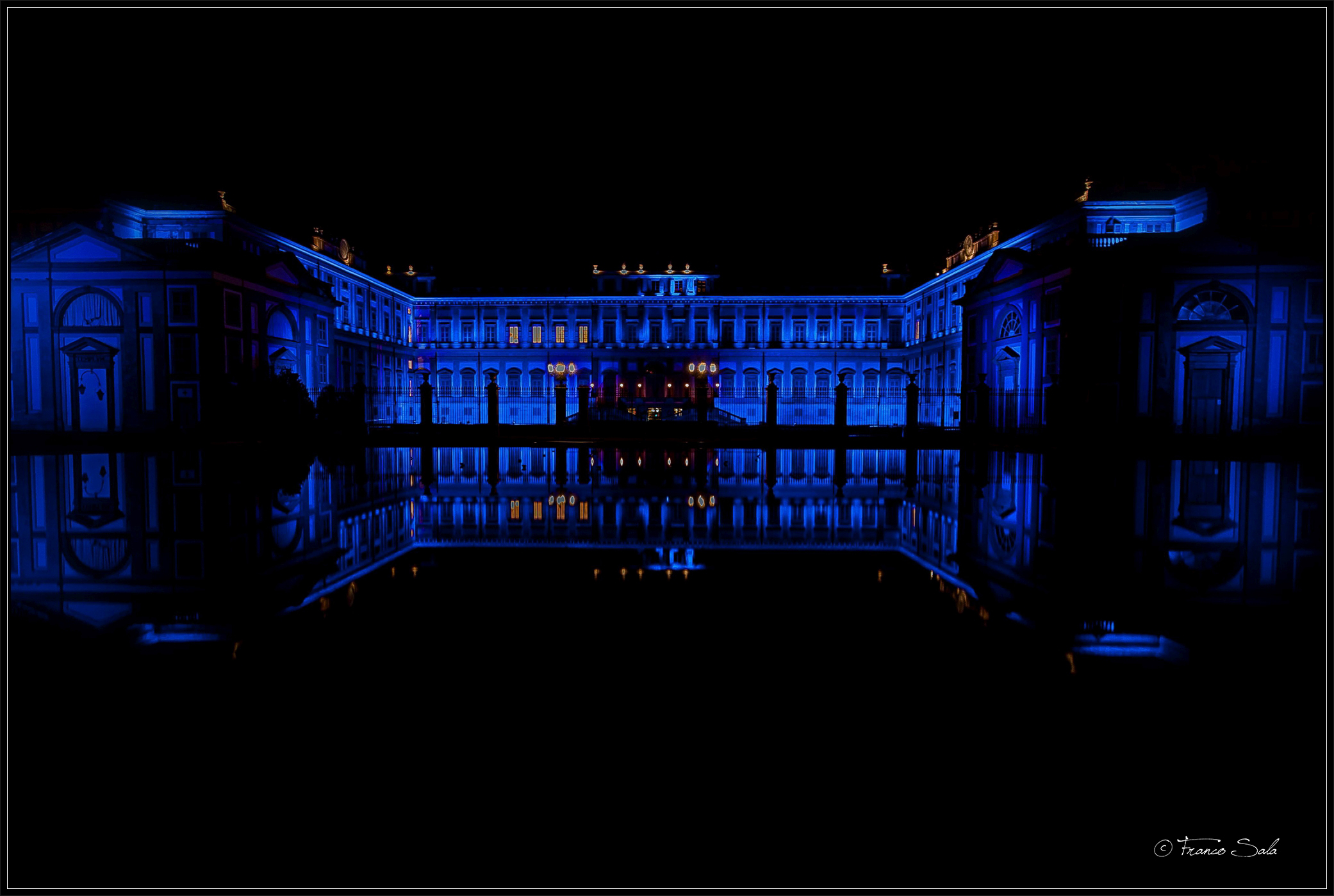 Palace in blue...