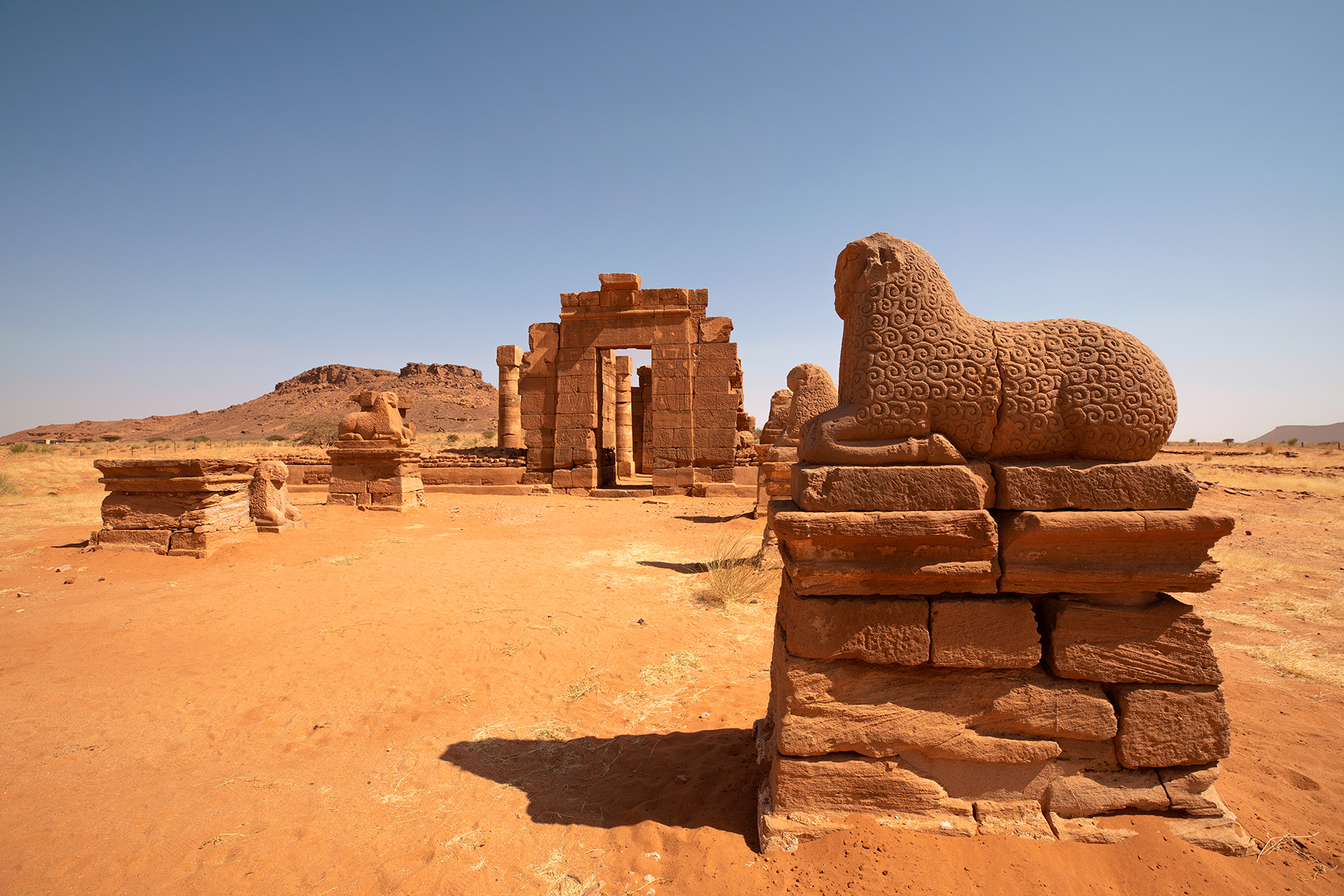 Naga, Sudan: resti del tempio di Amun...