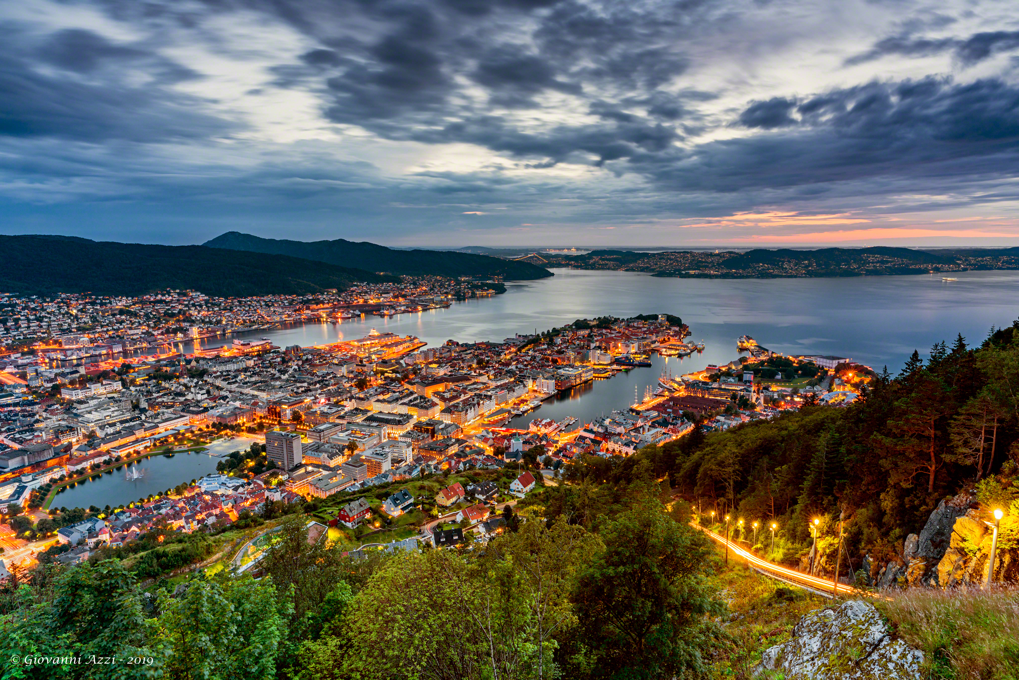 The evening of Bergen...
