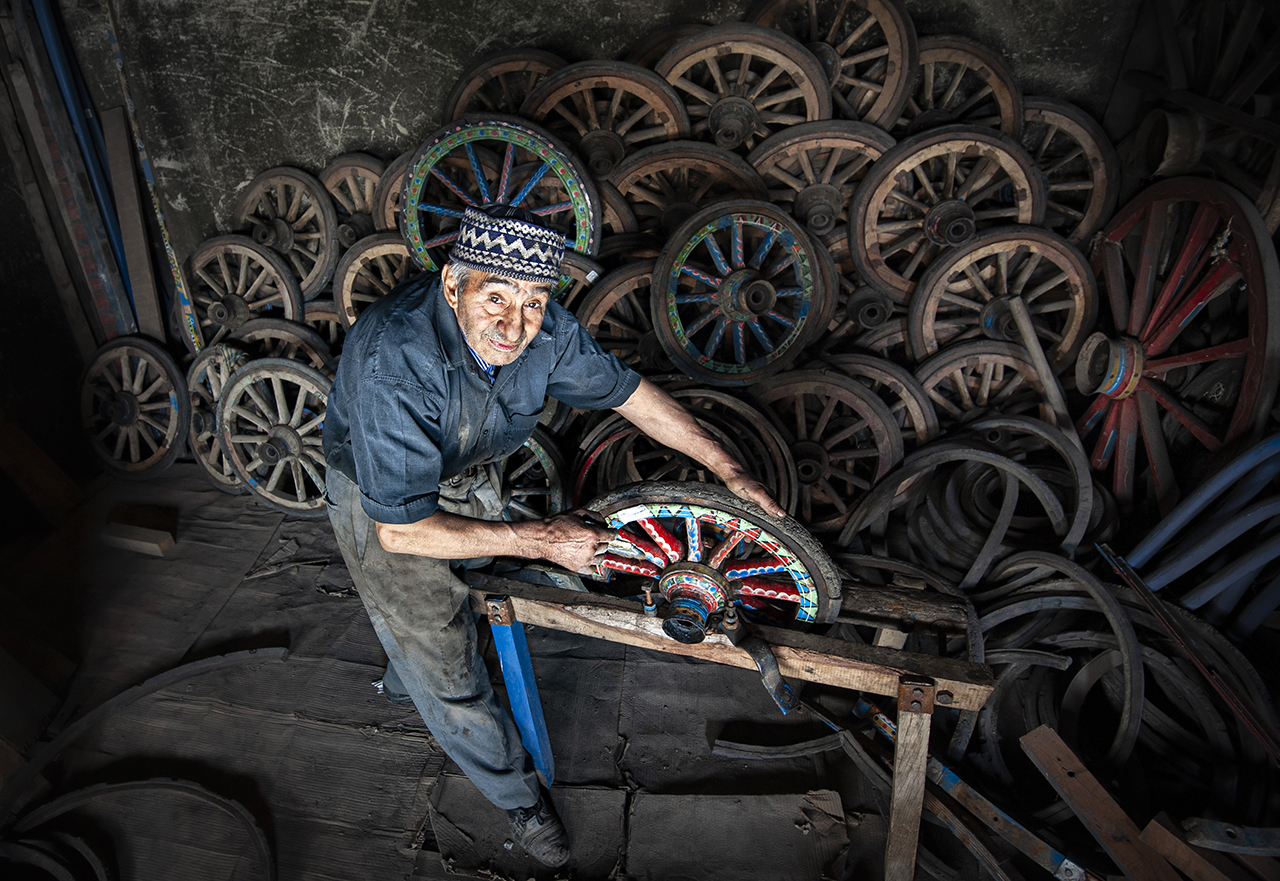The old wheel maker...