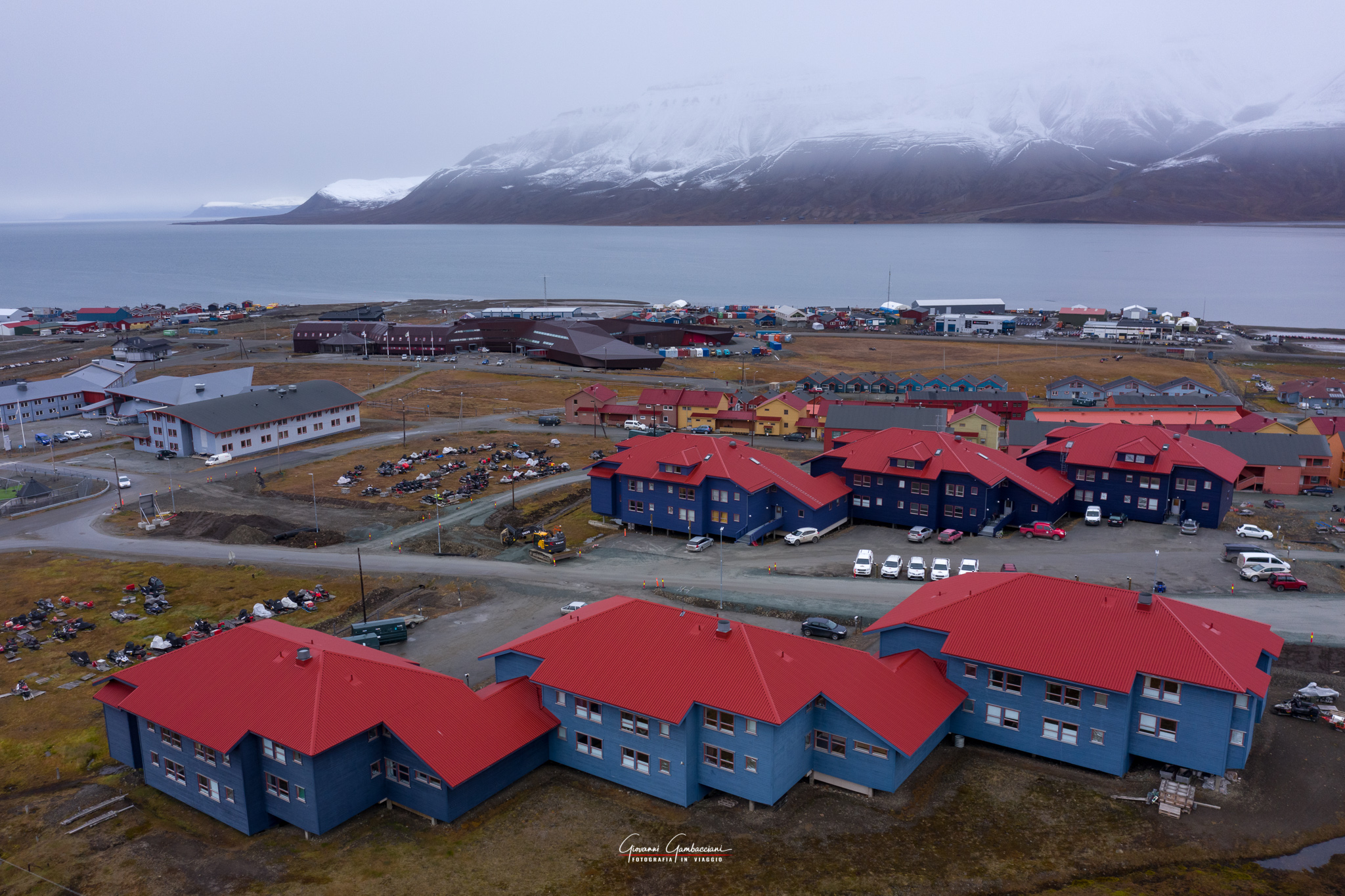 Longyearbyen dal cielo...