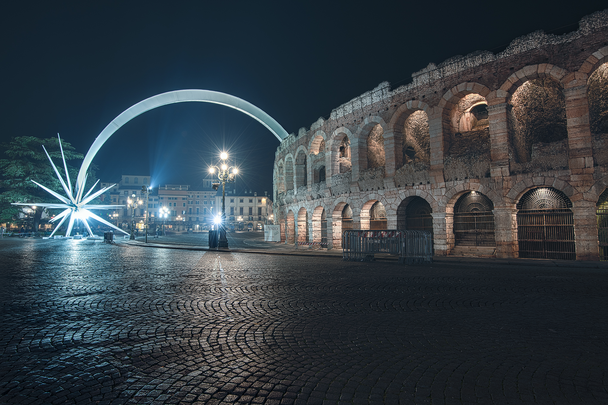 Verona by night...