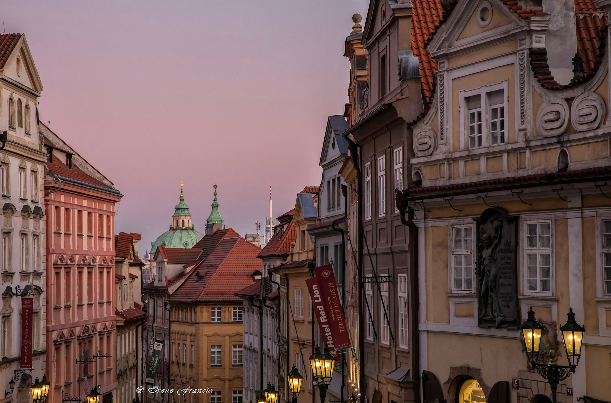 Prague in pink...