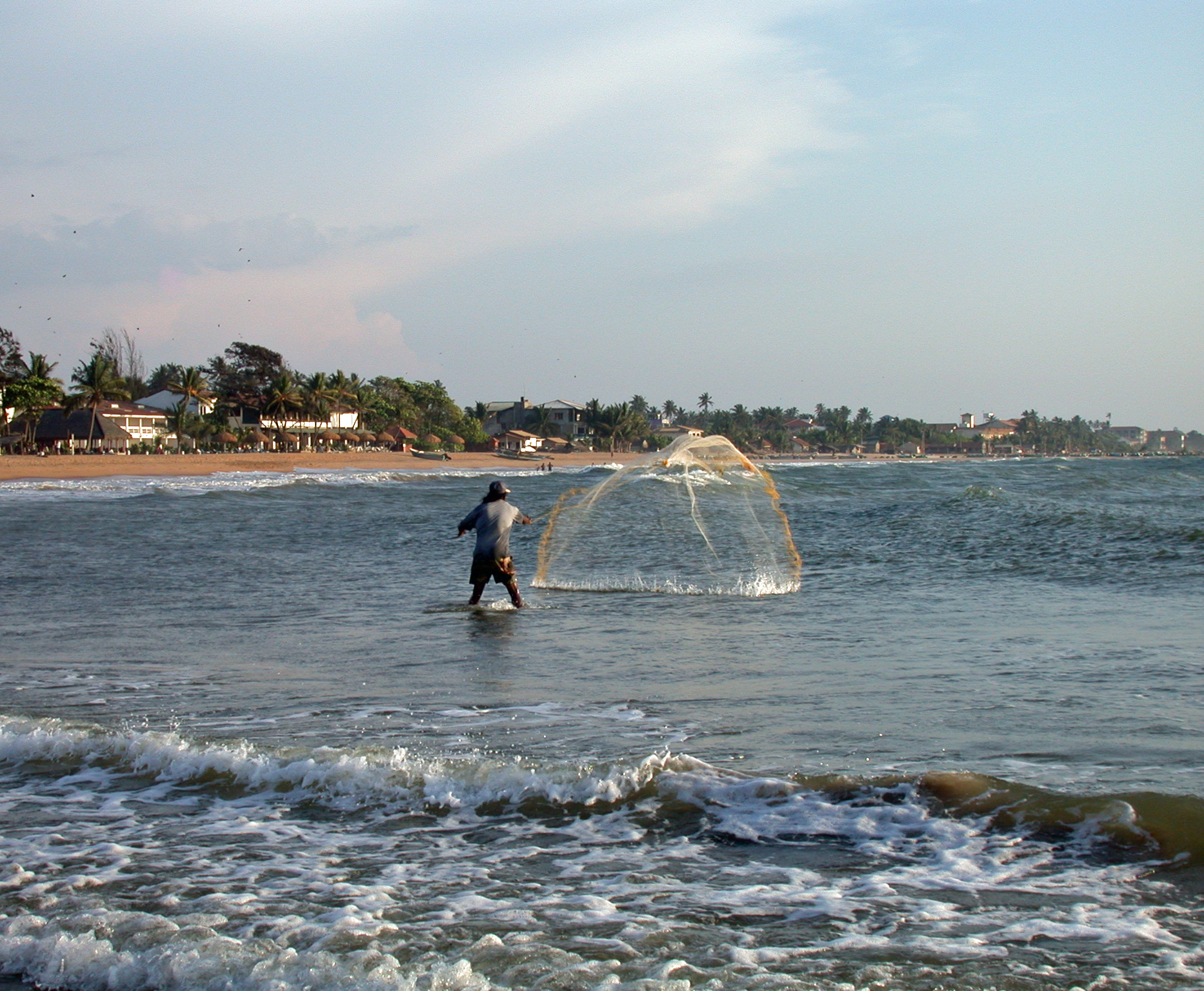 Pescatore a Negombo (Sri Lanka)...