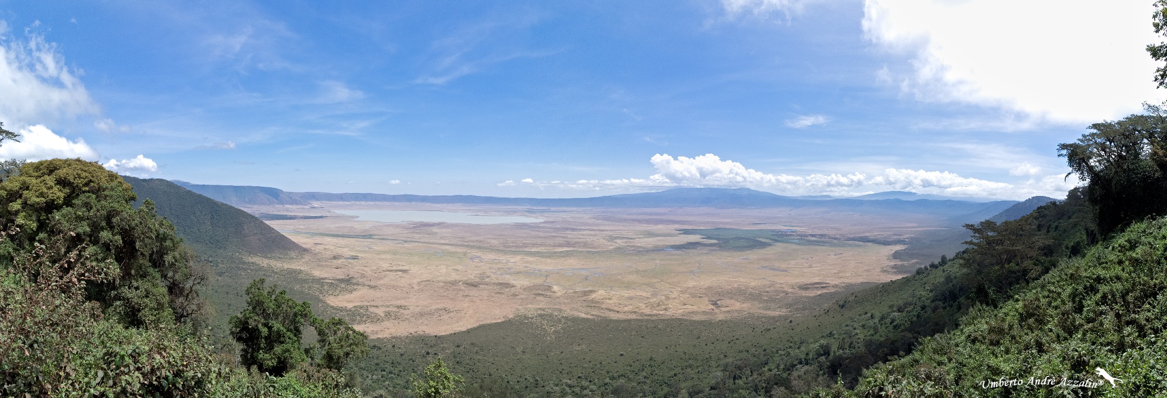 Wide Ngorongoro crater...