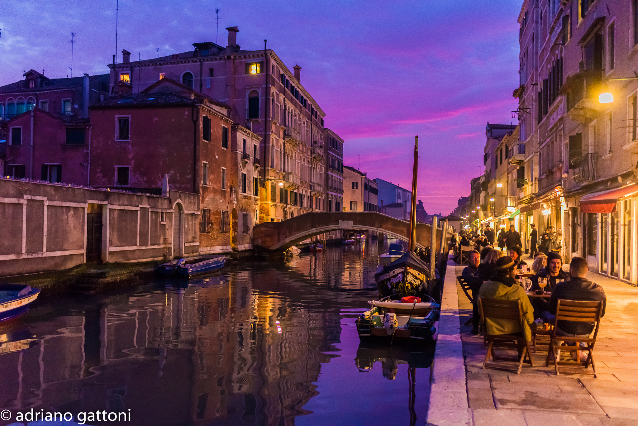 Venice aperitif along the canals...