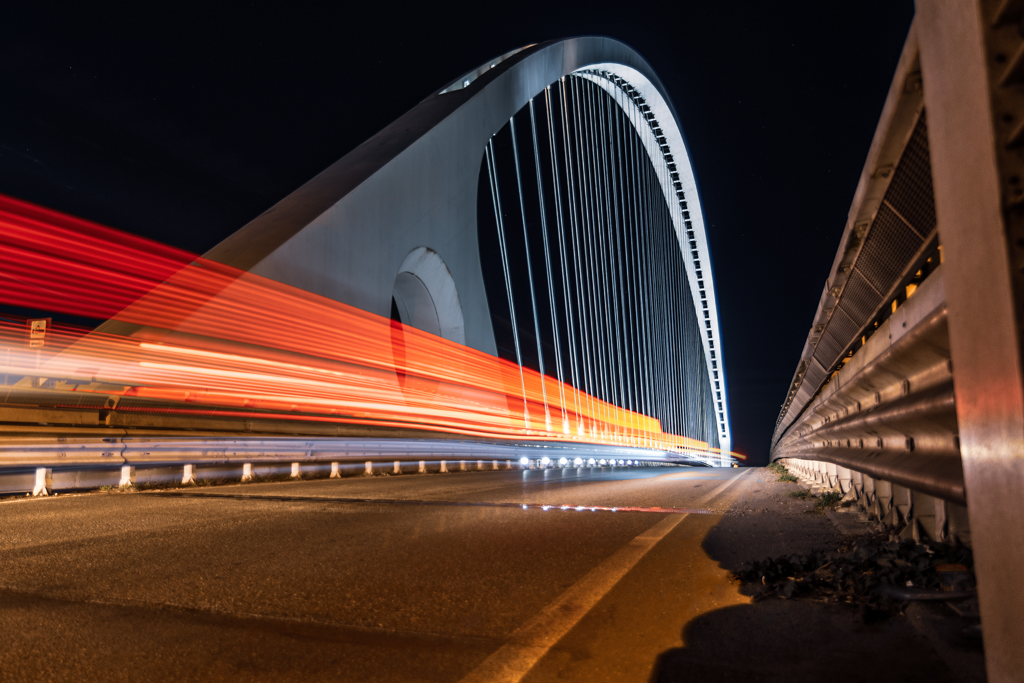 Scie Luminose sul Ponte di Calatrava...