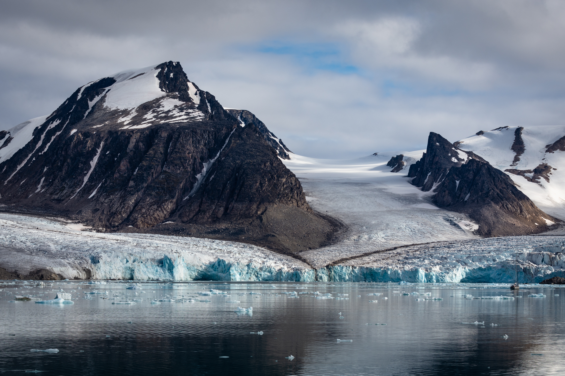 Pomeriggio allo Smeereenbrood glacier, Isole Svalbard...