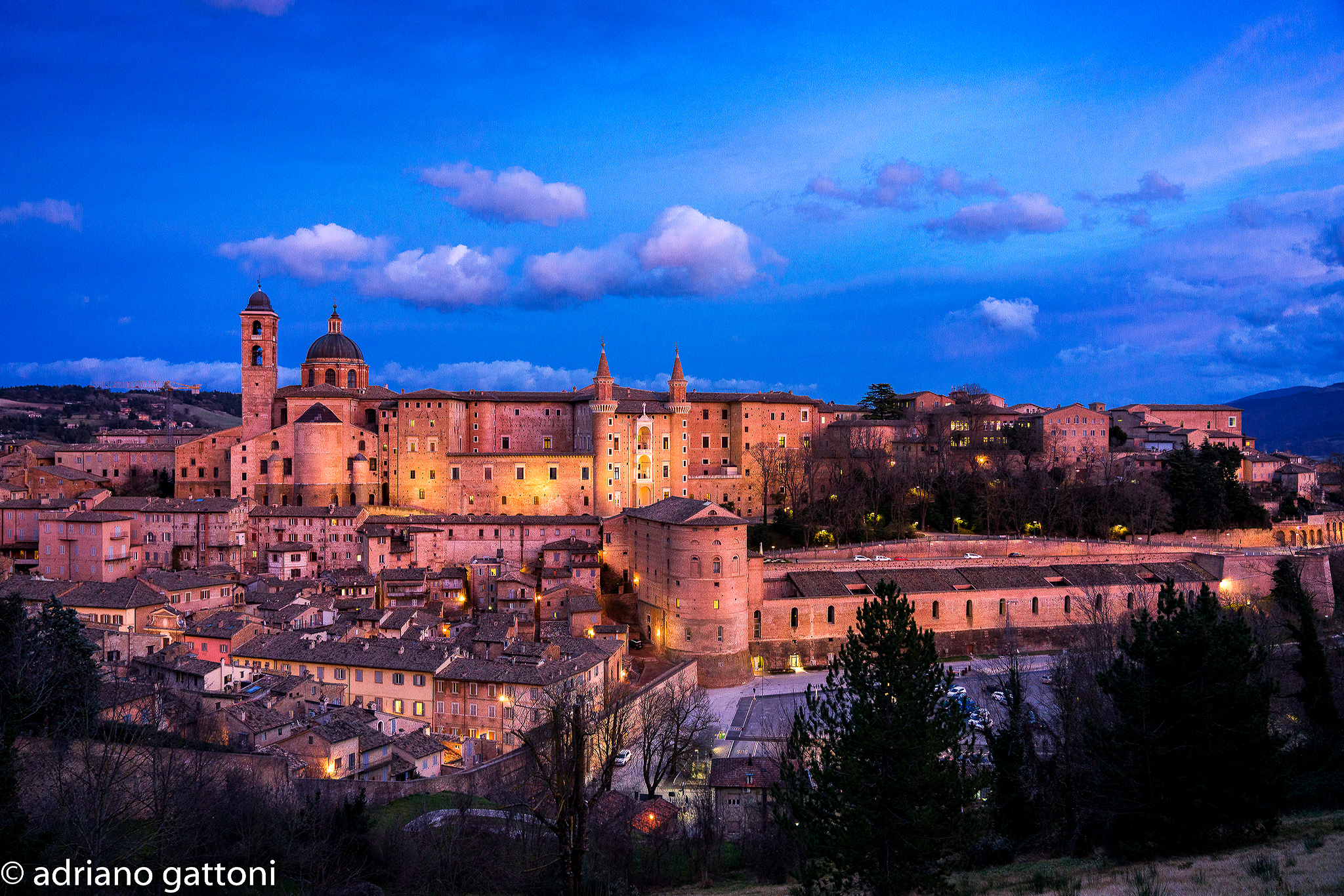Urbino blue hour....