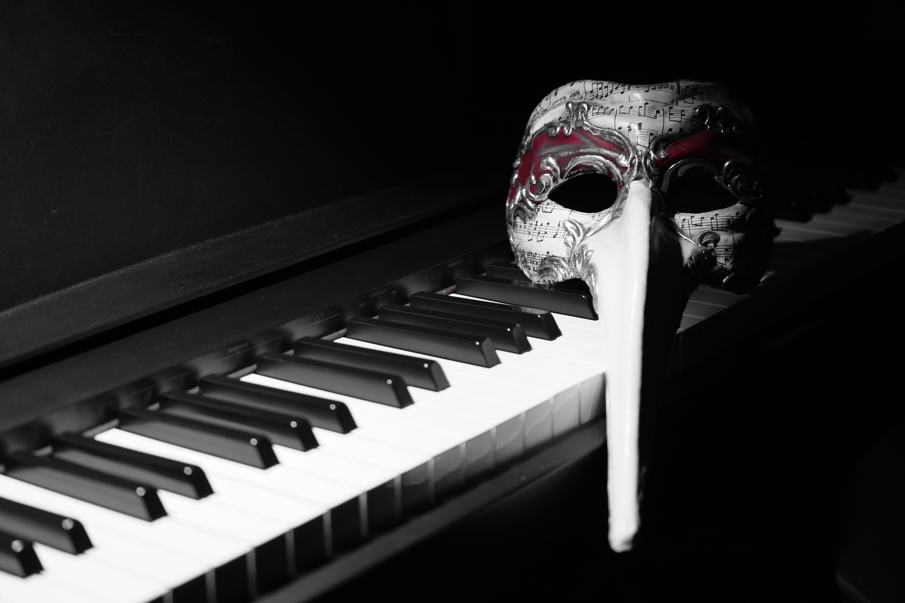 Masked music...