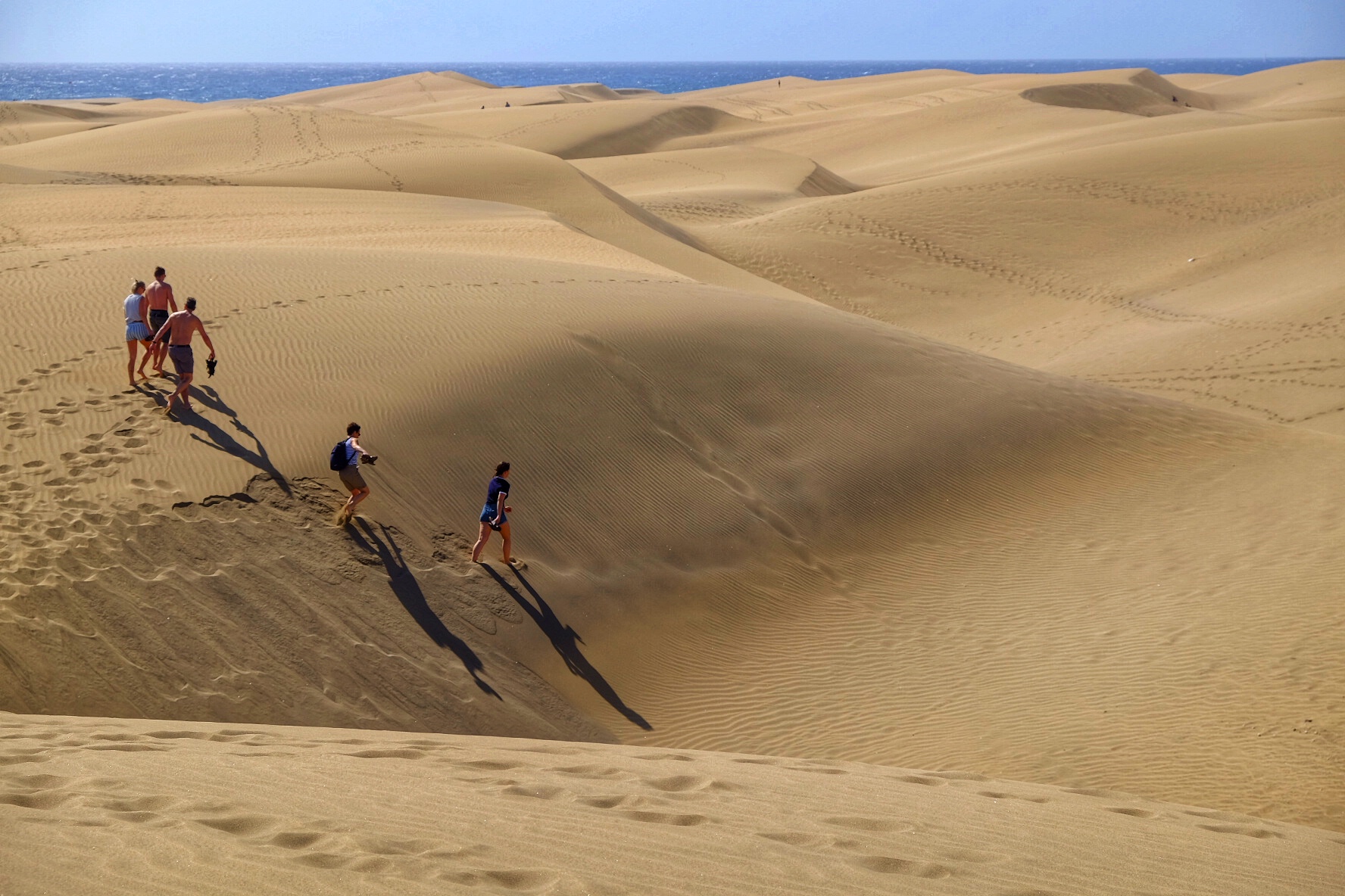 Shadows in the Desert - Dune di Maspalomas Gran Canaria...