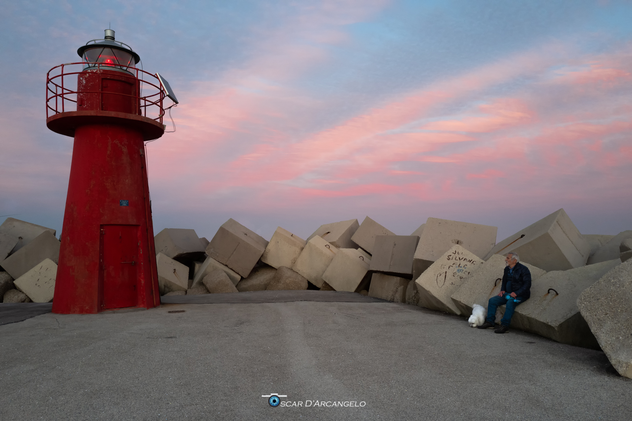 Ortona Lighthouse Red South Pier...