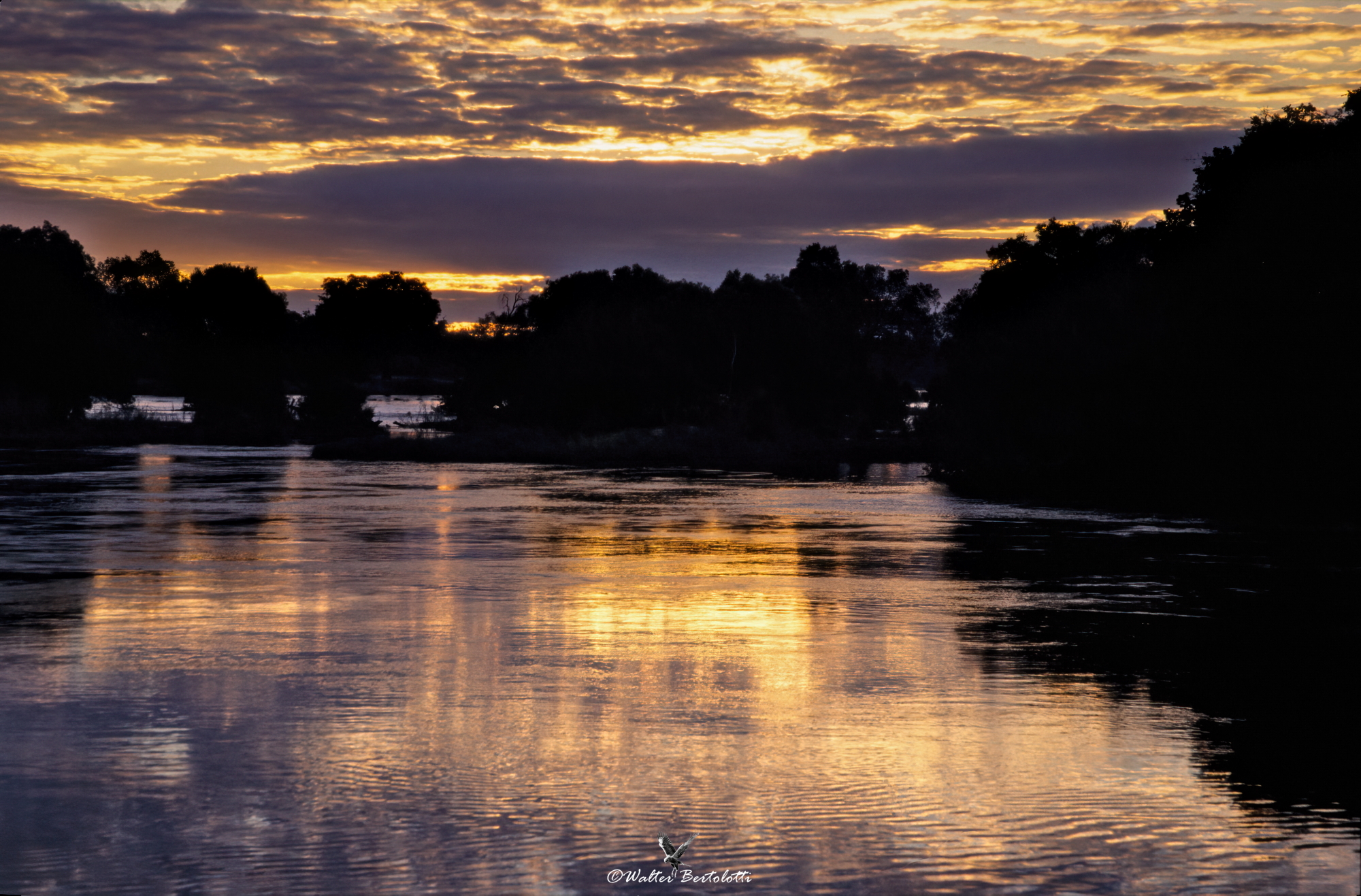 sunset in Okavango...