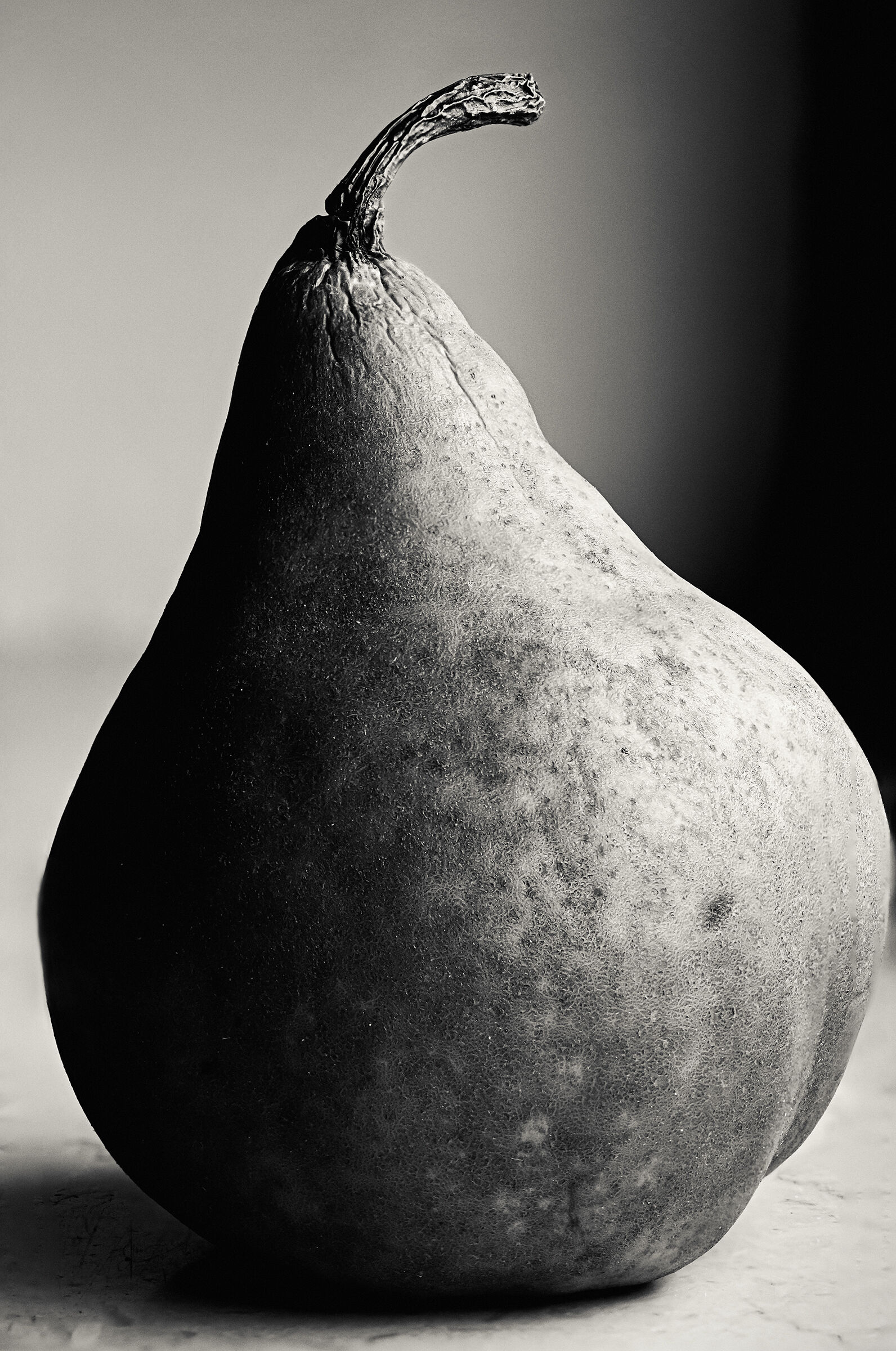Pear in focus stacking BN...