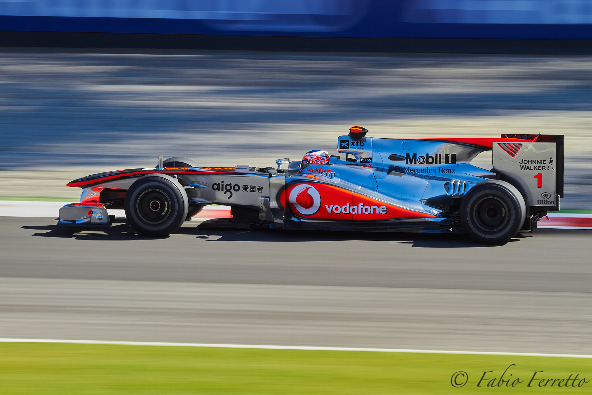 Jenson Button in Panning...