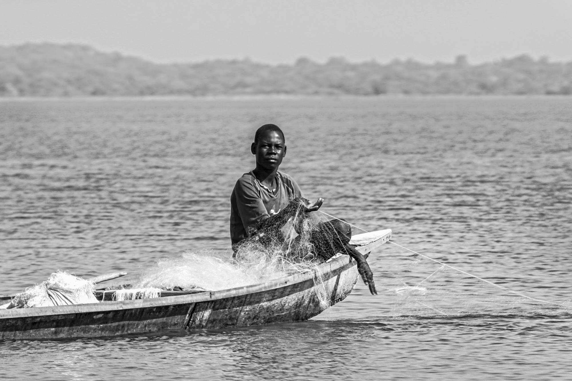 on Lake Benue...