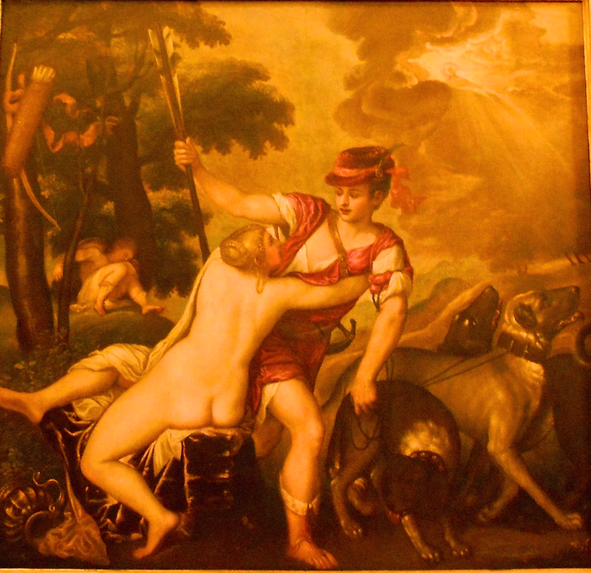 Barberini Gallery - Titian "Venus and Adonis"...
