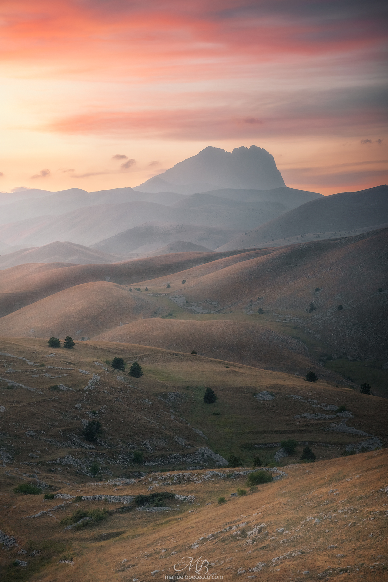 Vista sul Gran Sasso D'italia...