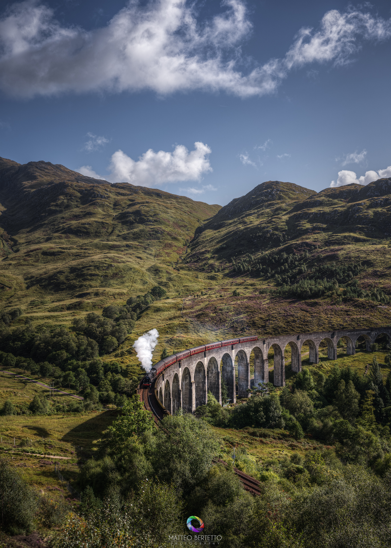 Glenfinnan Viaduct - Scotland "The Harry Potter Train"...