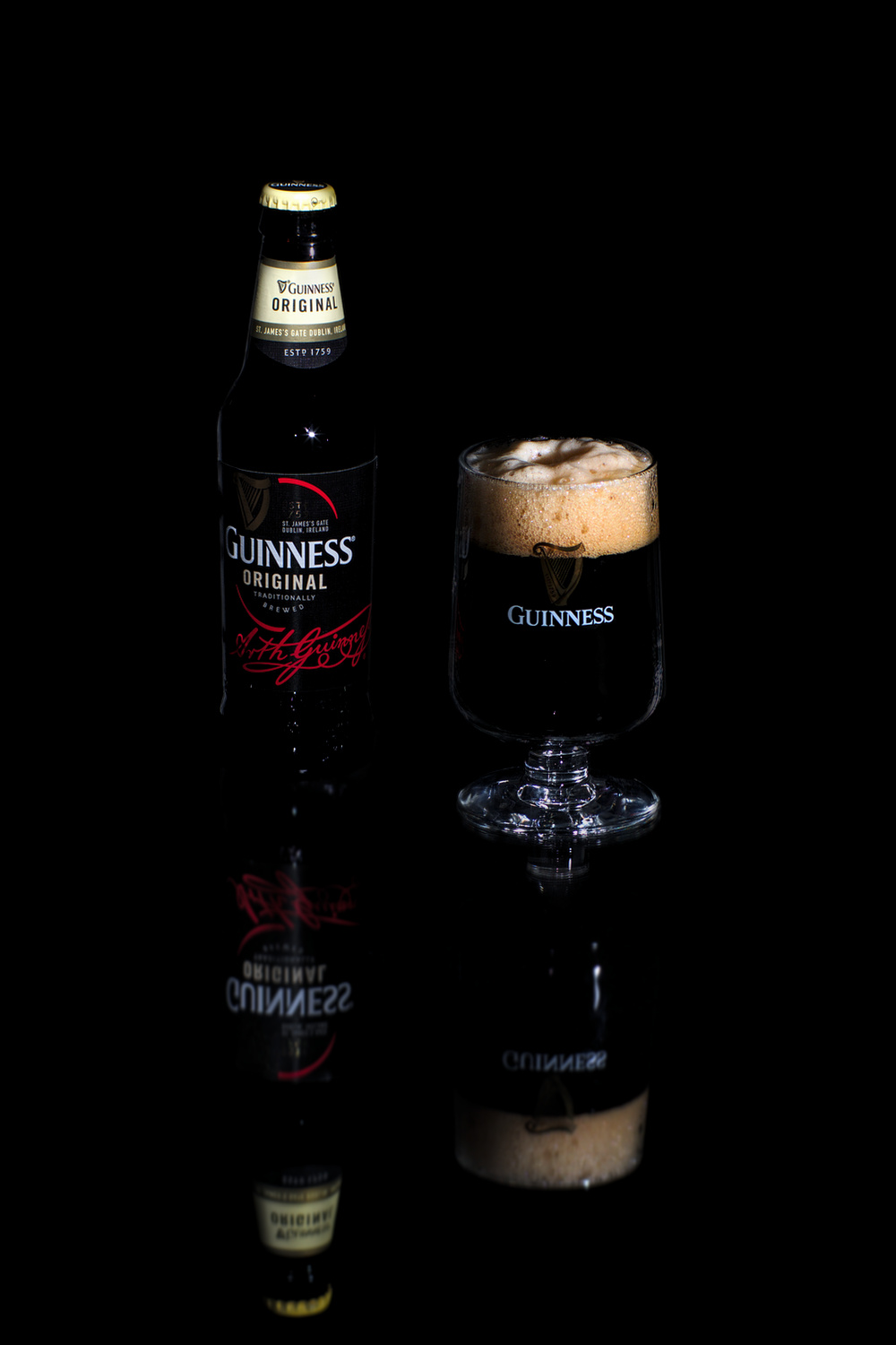 Guinness in black...