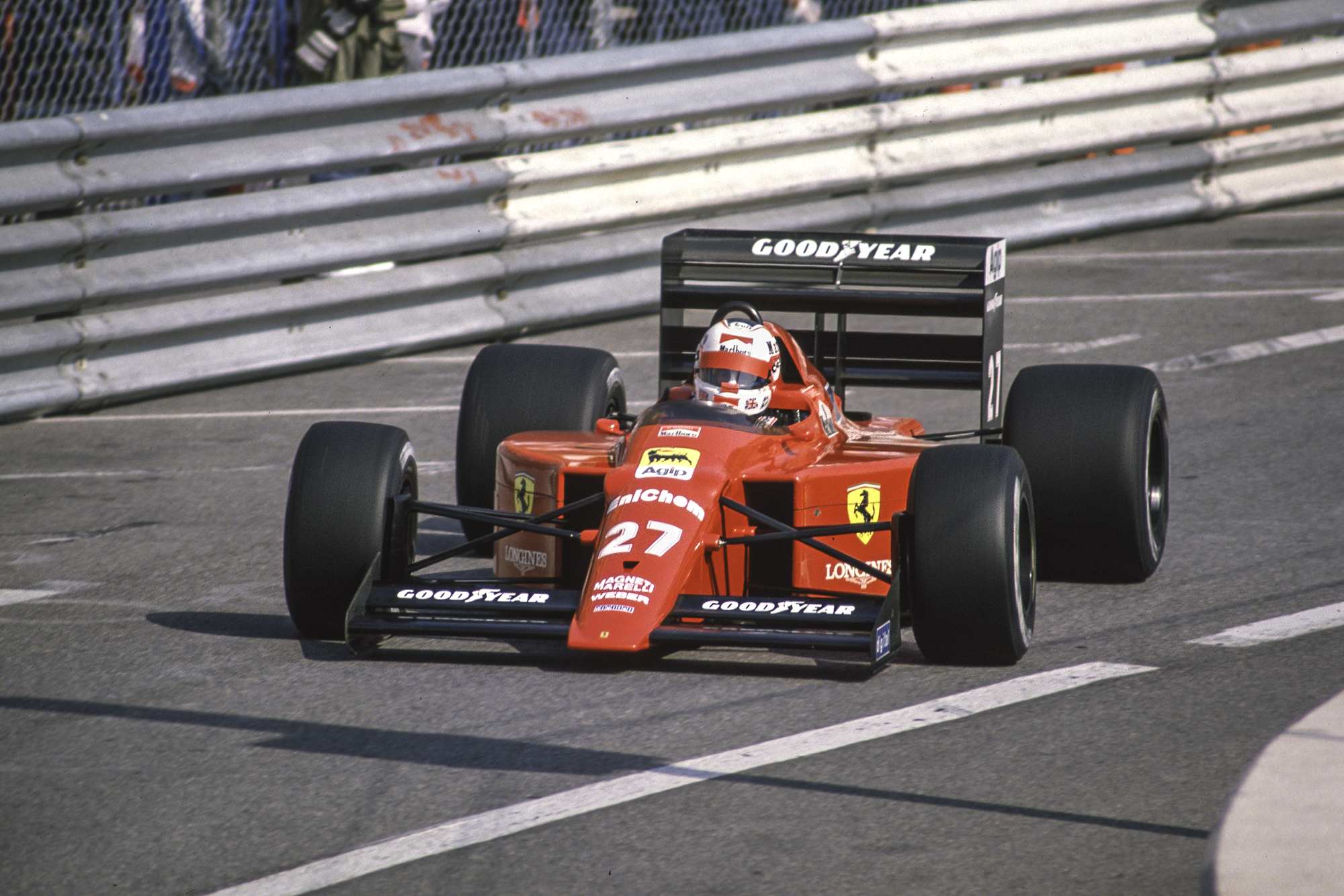 Nigel Mansell (Ferrari 640)...