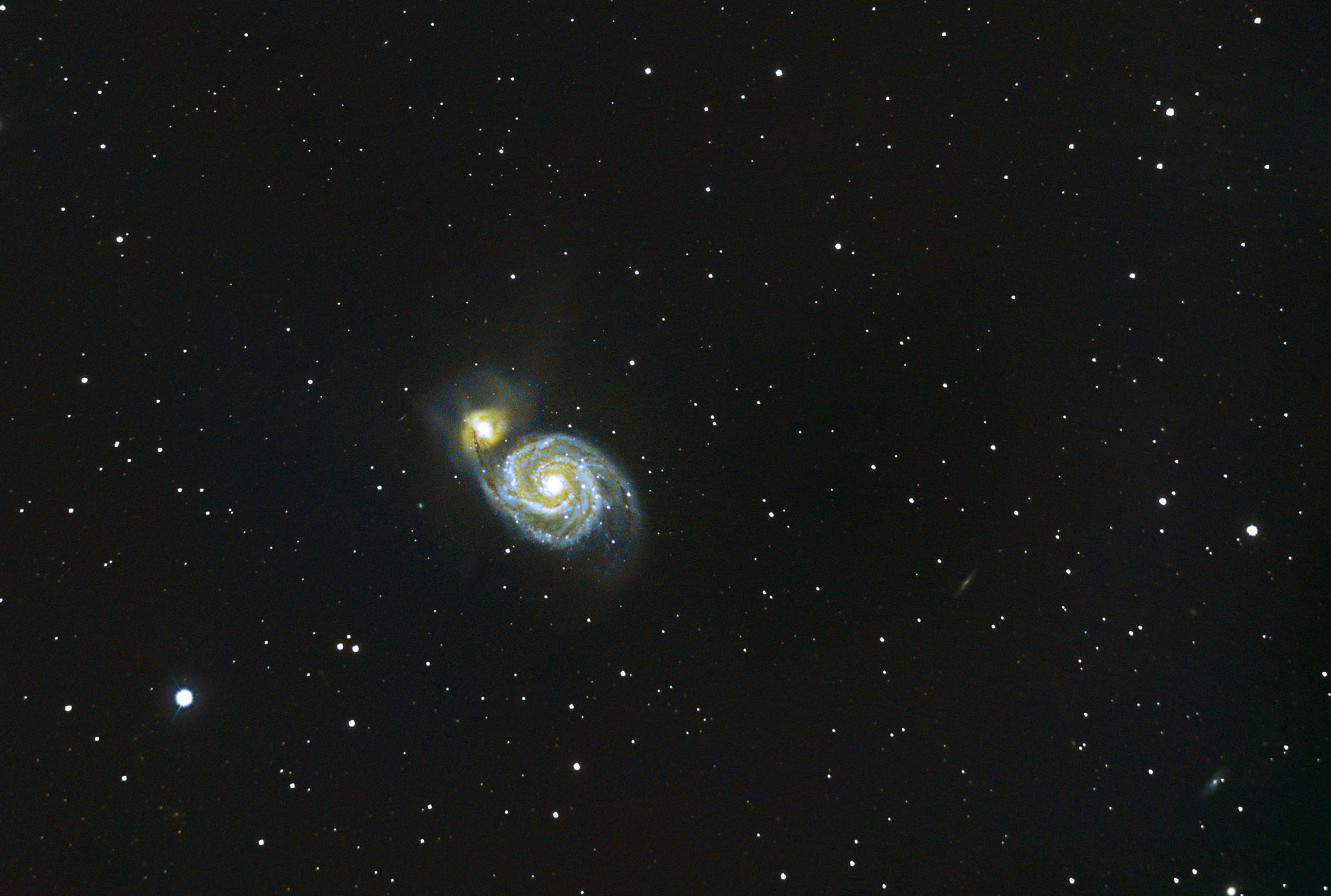 M51 (vortex galaxy)...