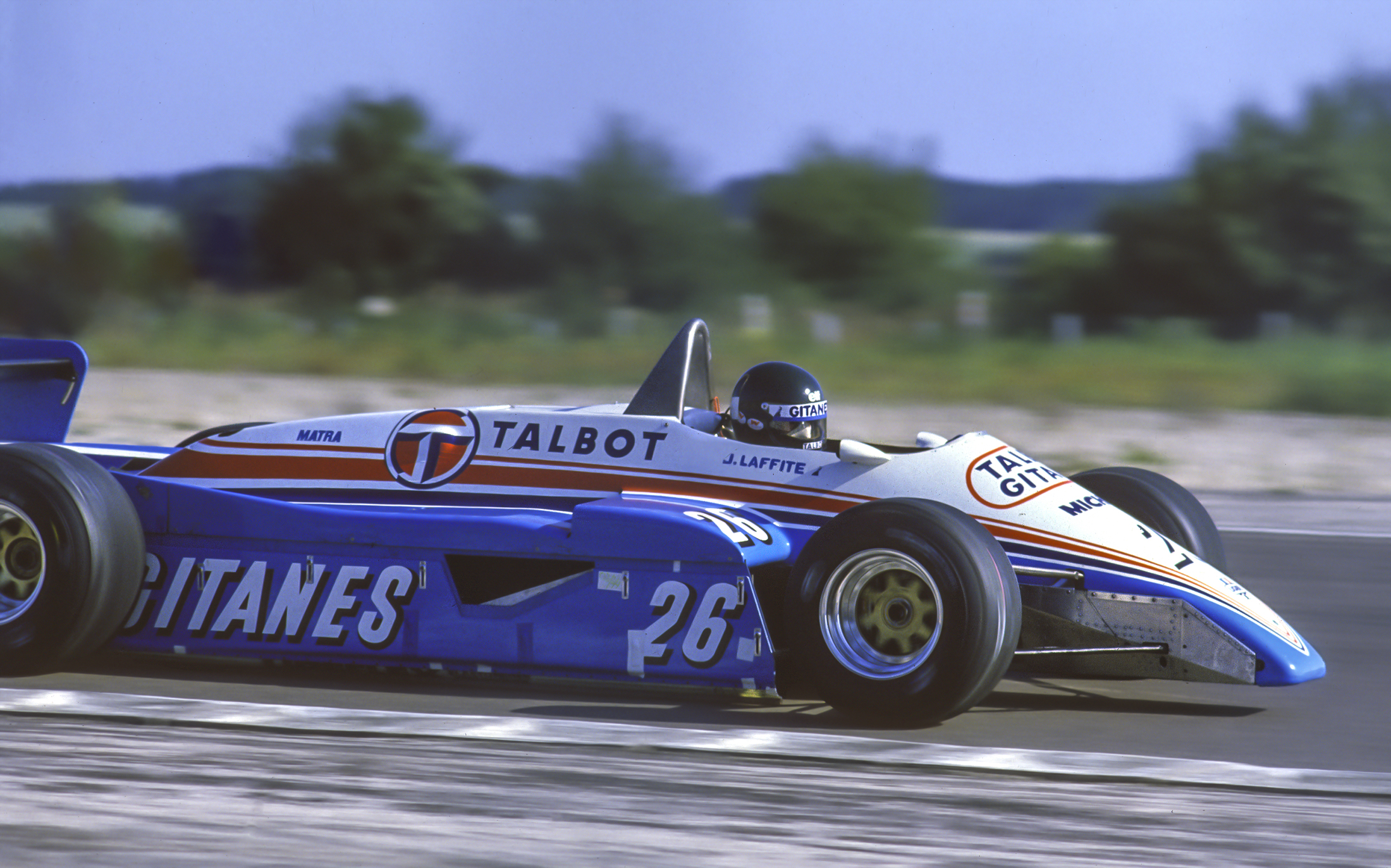 Jacques Laffite (Ligier-Matra JS17)...